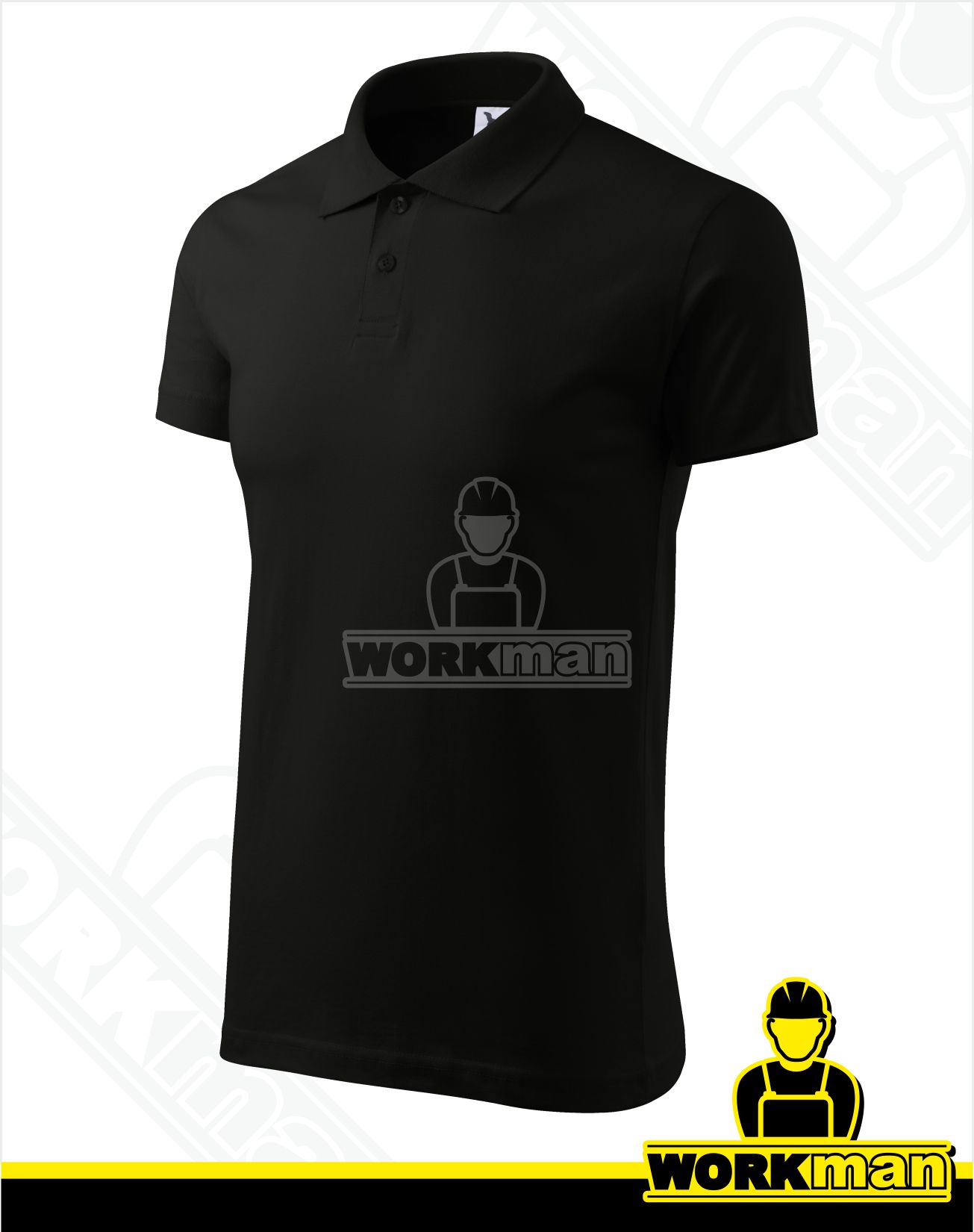 Pánska polokošeľa SINGLE J. Malfini čierna