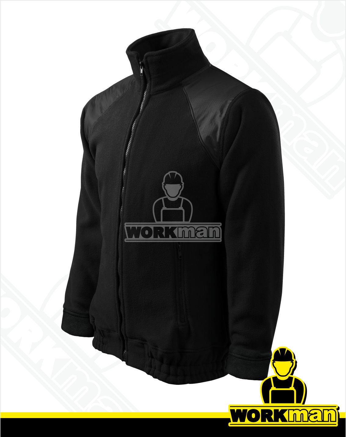 Fleece bunda unisex HI-Q Rimeck čierna