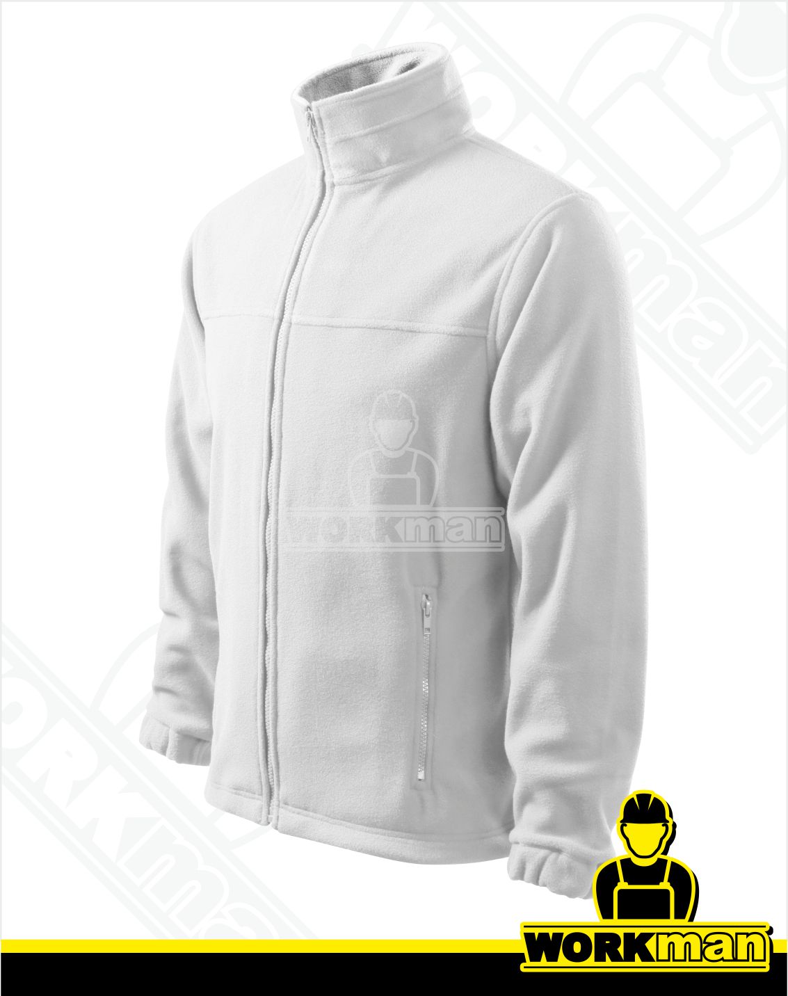 Pánska fleece bunda JACKET Rimeck biela