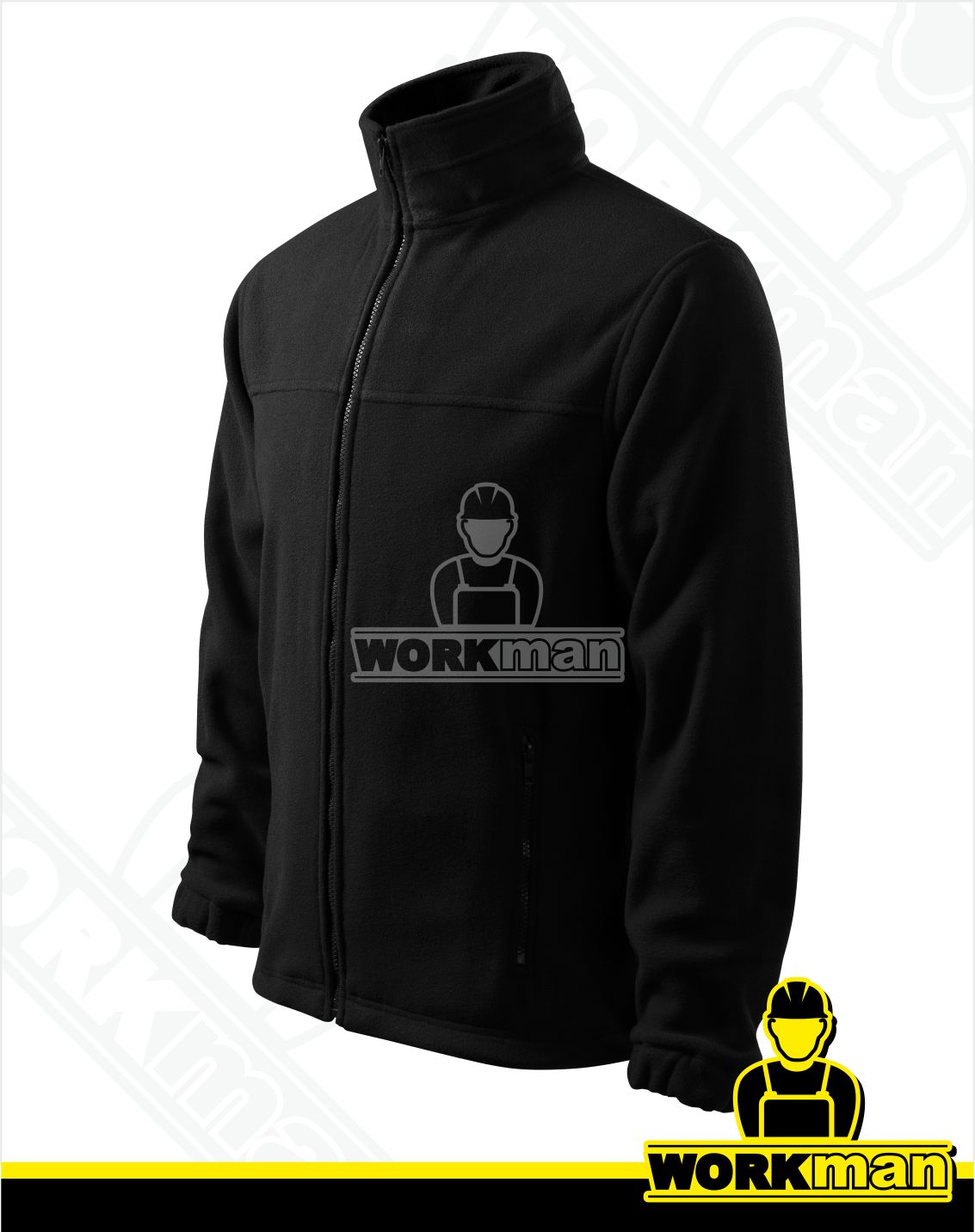 Pánska fleece bunda JACKET Rimeck čierna