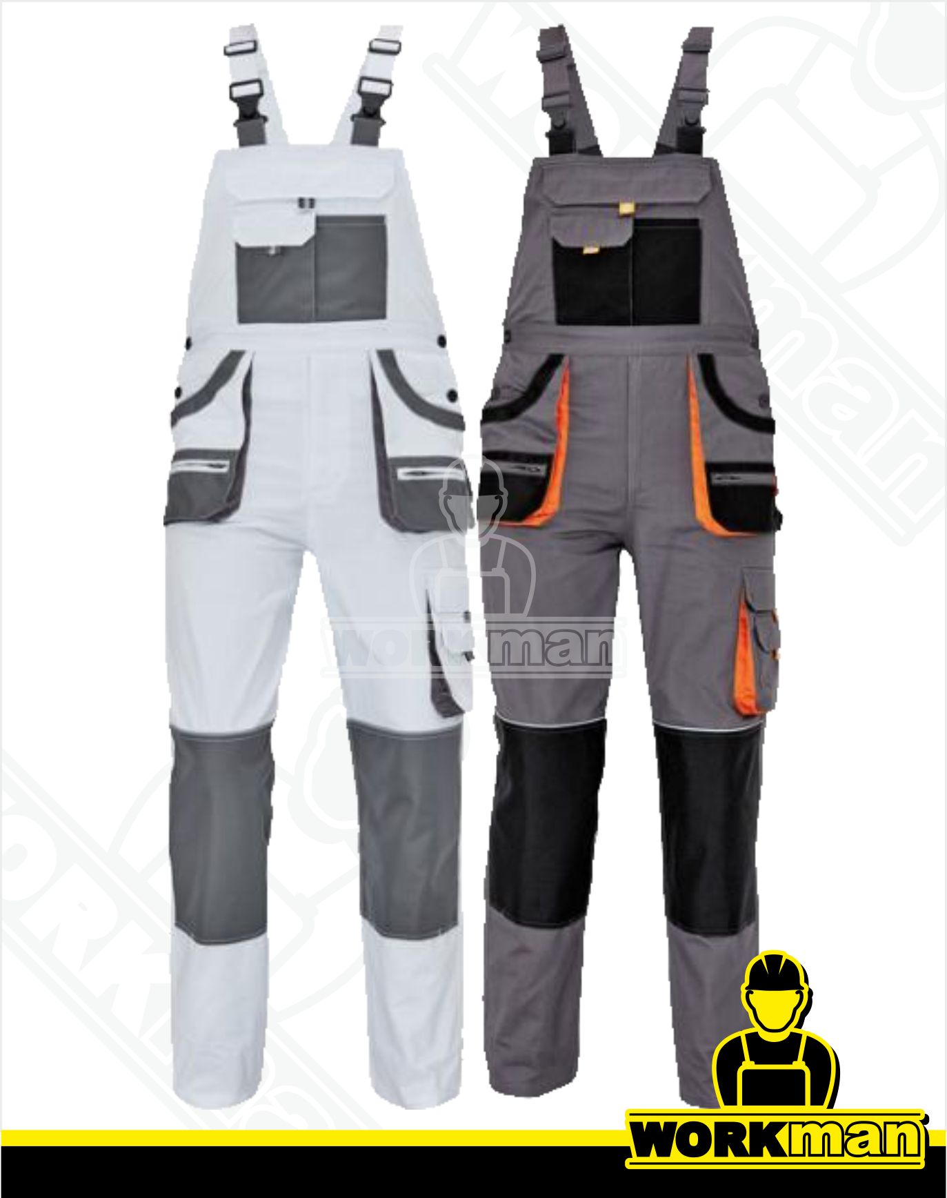 Montérkové nohavice BE-01-004 s náprsenkou F&F 