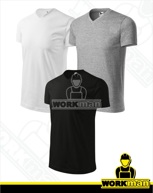 Unisex tričko HEAVY V-NECK Malfini