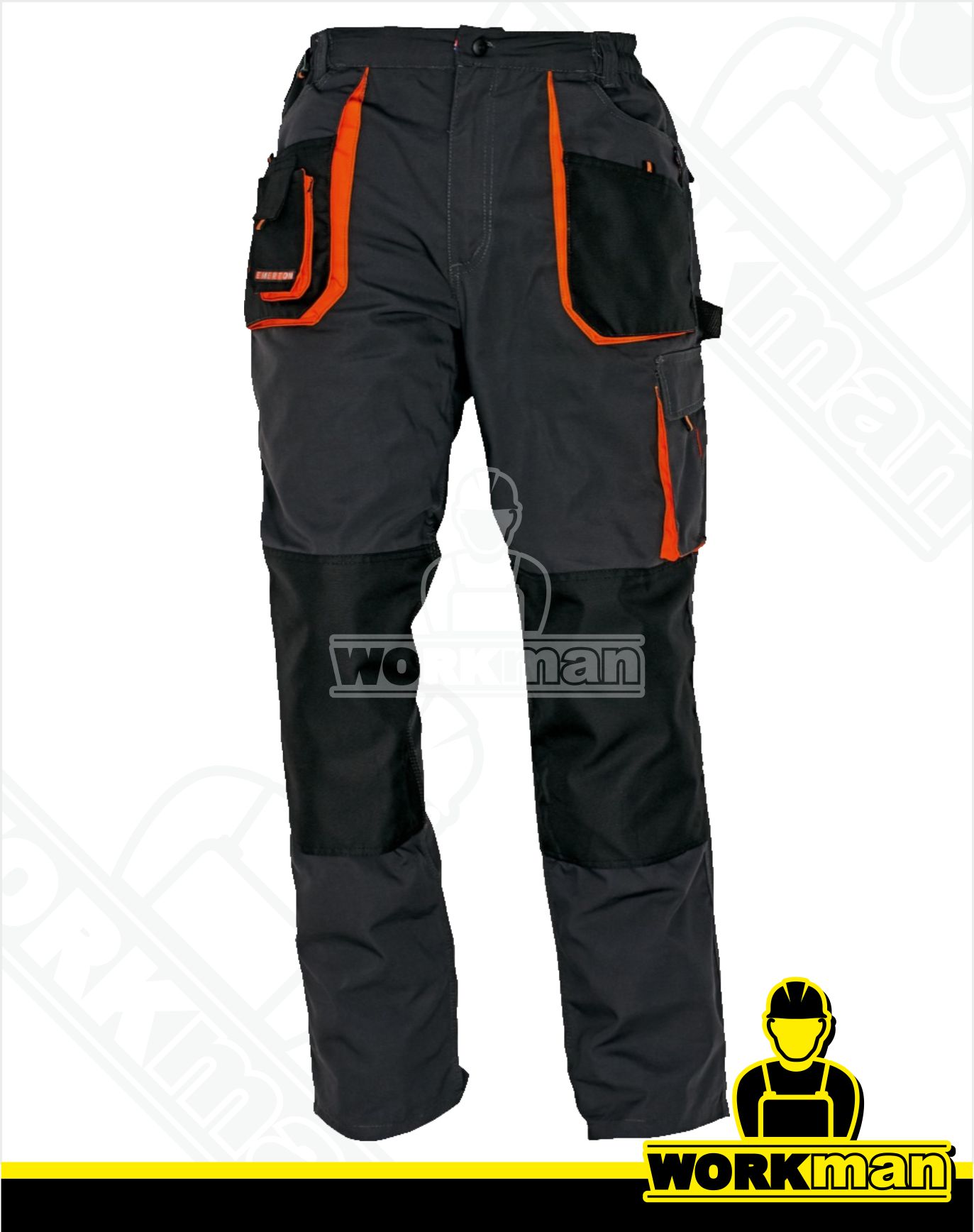 Montérkové nohavice EMERTON do pása Červa