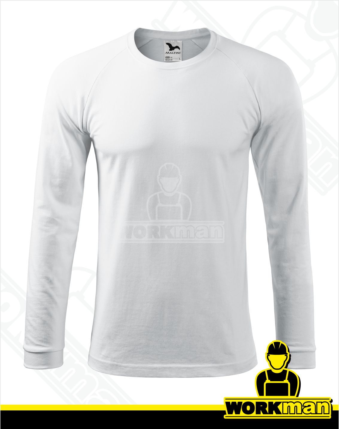Pánske tričko STREET LS Malfini biela