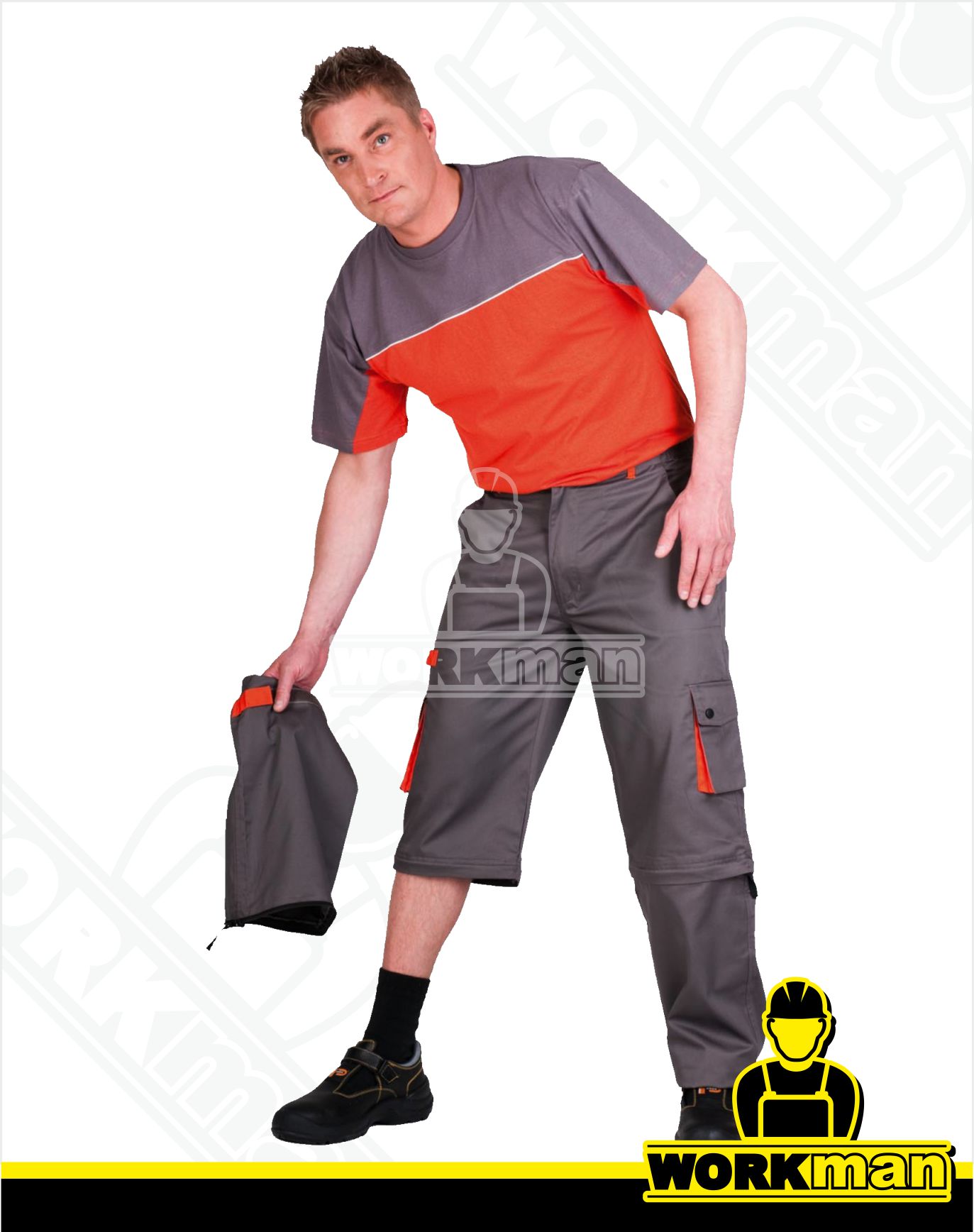 Monterkové nohavice DESMAN 2V1 do pása Červa