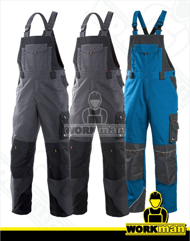 Montérkové nohavice SIRIUS TRISTAN s náprsenkou Cxs