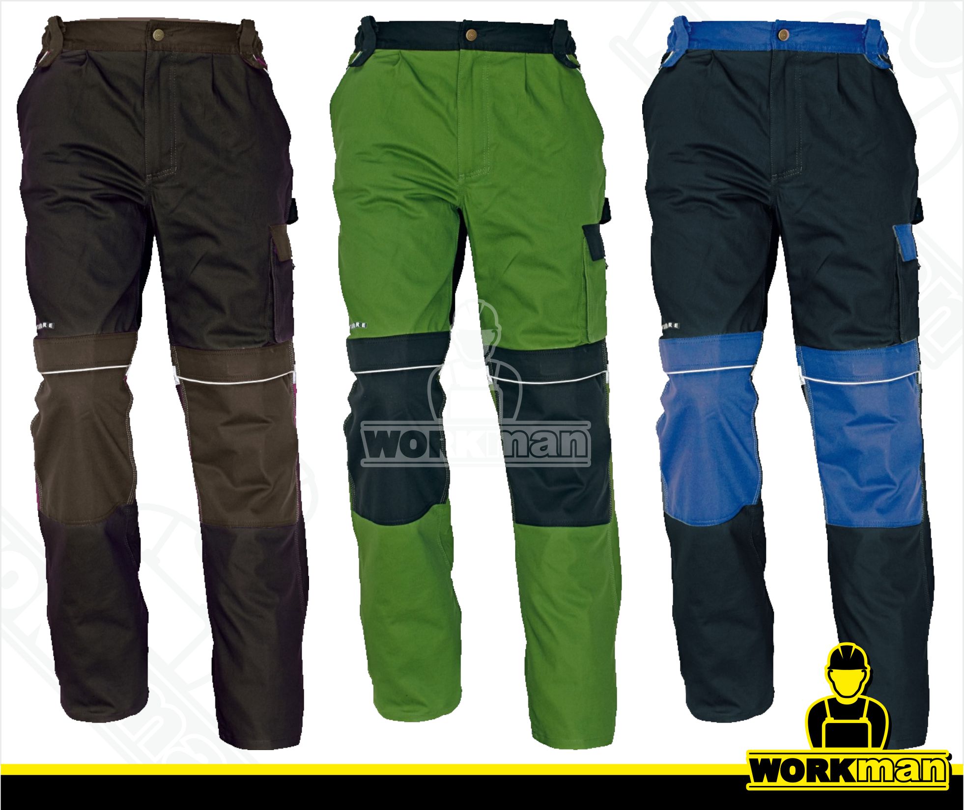 Montérkové nohavice STANMORE do pása Červa