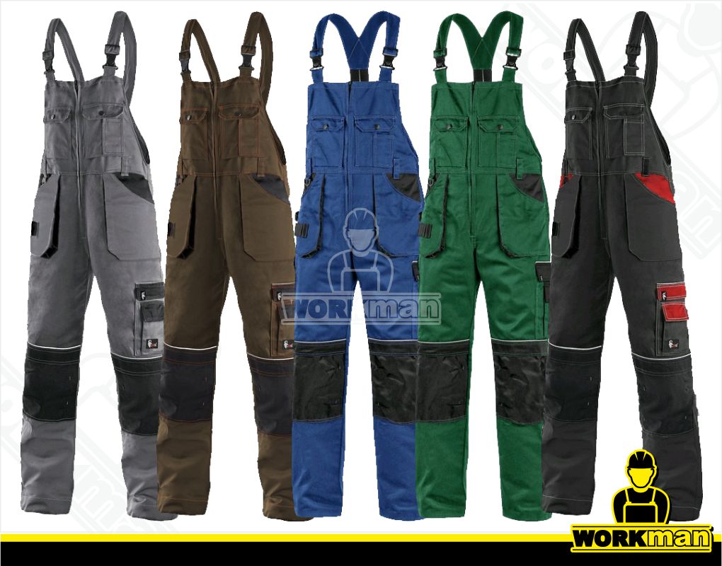 Montérkové nohavice ORION KRYŠTOF s náprsenkou Cxs