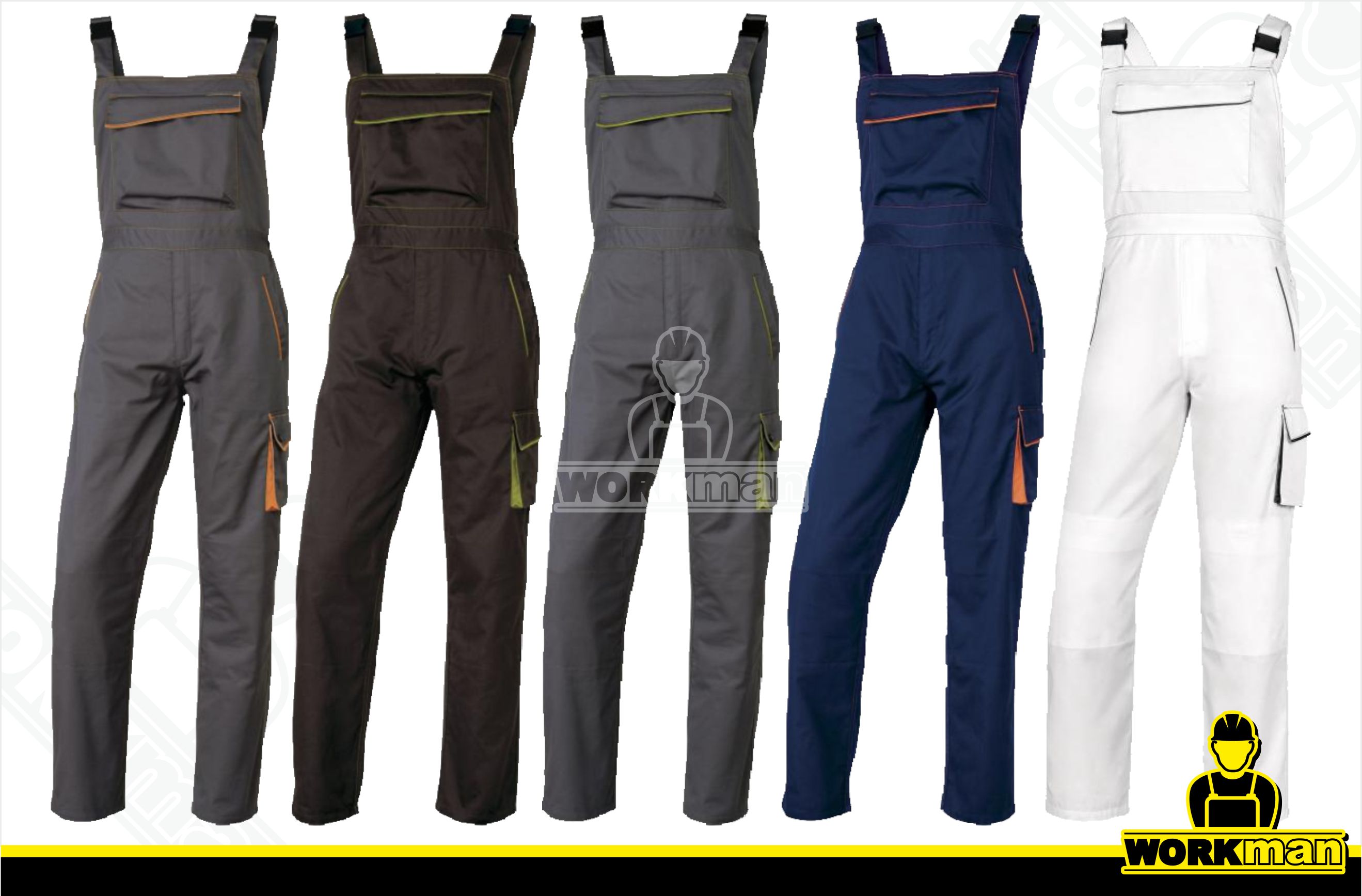 Montérkové nohavice M6SAL PANOSTYLE s náprsenkou Deltaplus