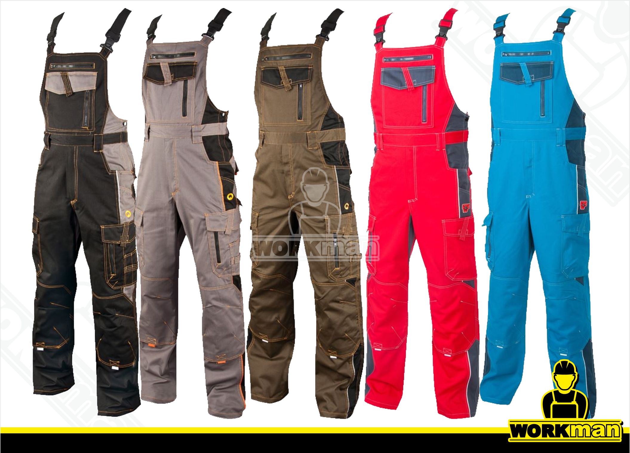 Montérkové nohavice VISION 03 s náprsenkou Ardon