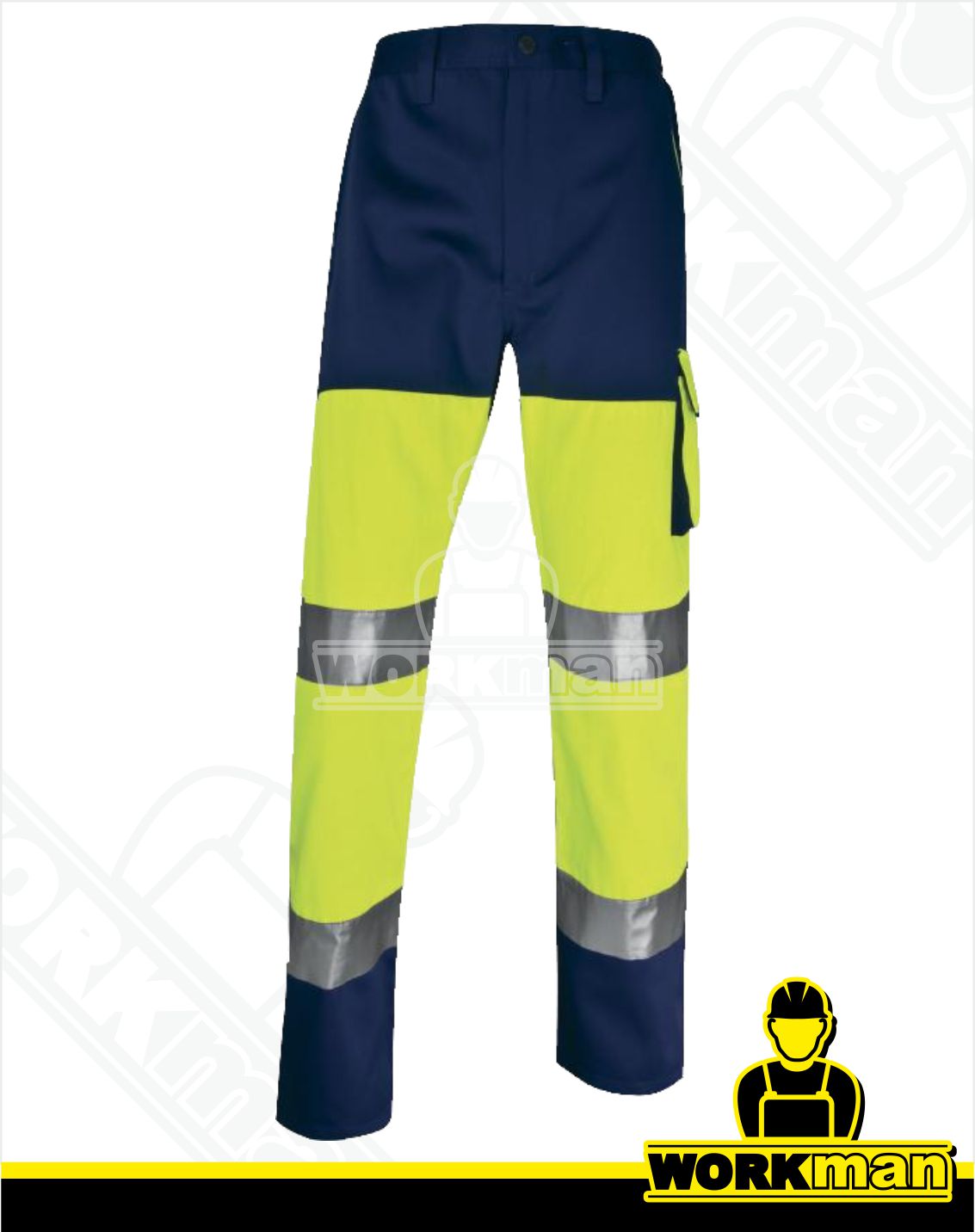 Reflexné pracovné nohavice PANOSTYLE PHPA2 Deltaplus