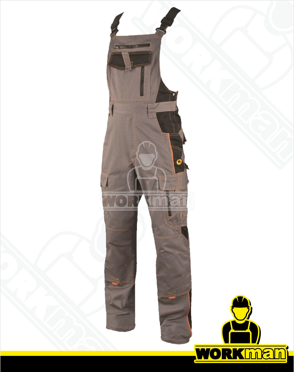 Zateplené montérkové nohavice VISION 09 s náprsenkou Ardon