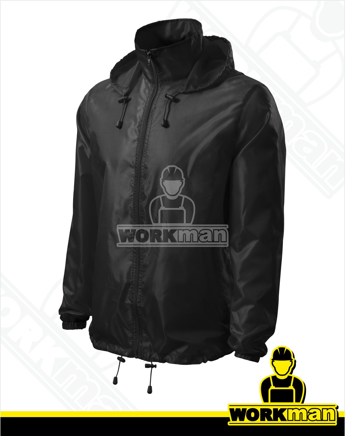 Unisex vetruodolná vetrovka WINDY Malfini čierna