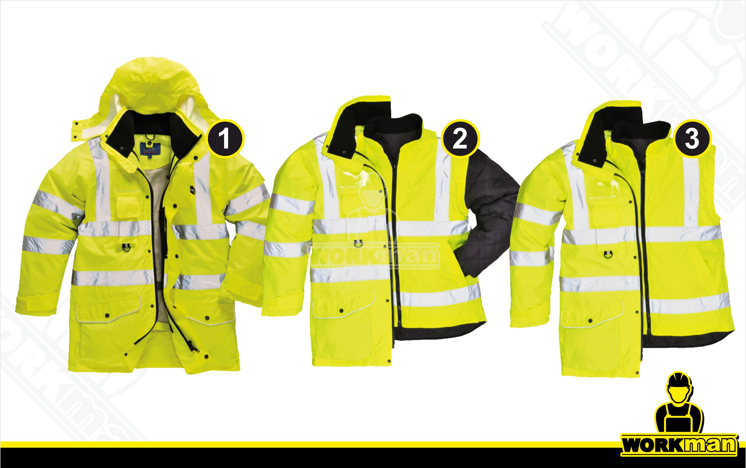 Reflexná bunda Hi-vis TRAFFIC S427 7v1 Portwest