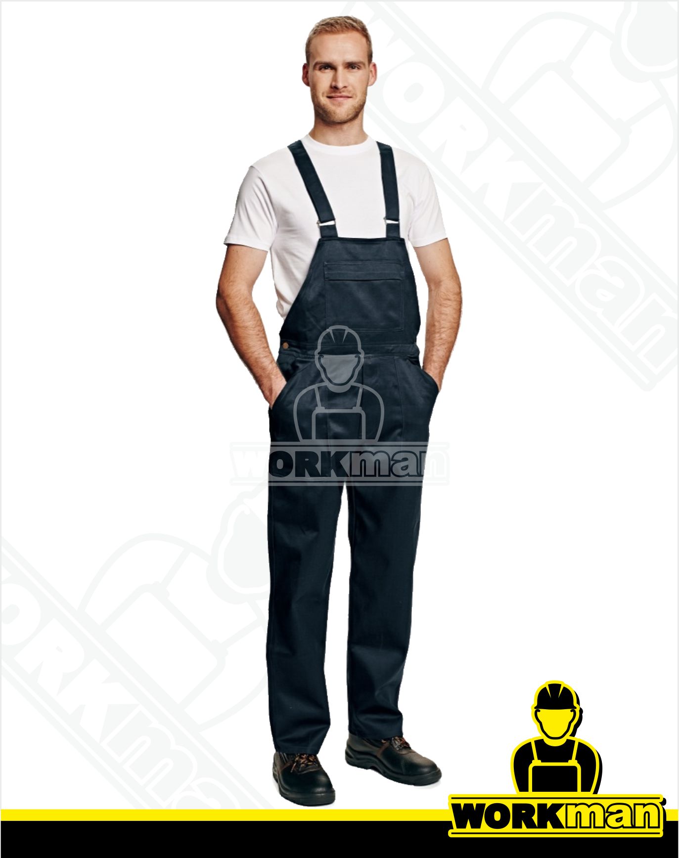 Antistatické nohavice s nehorľavou úpravou COEN s náprsenkou Červa