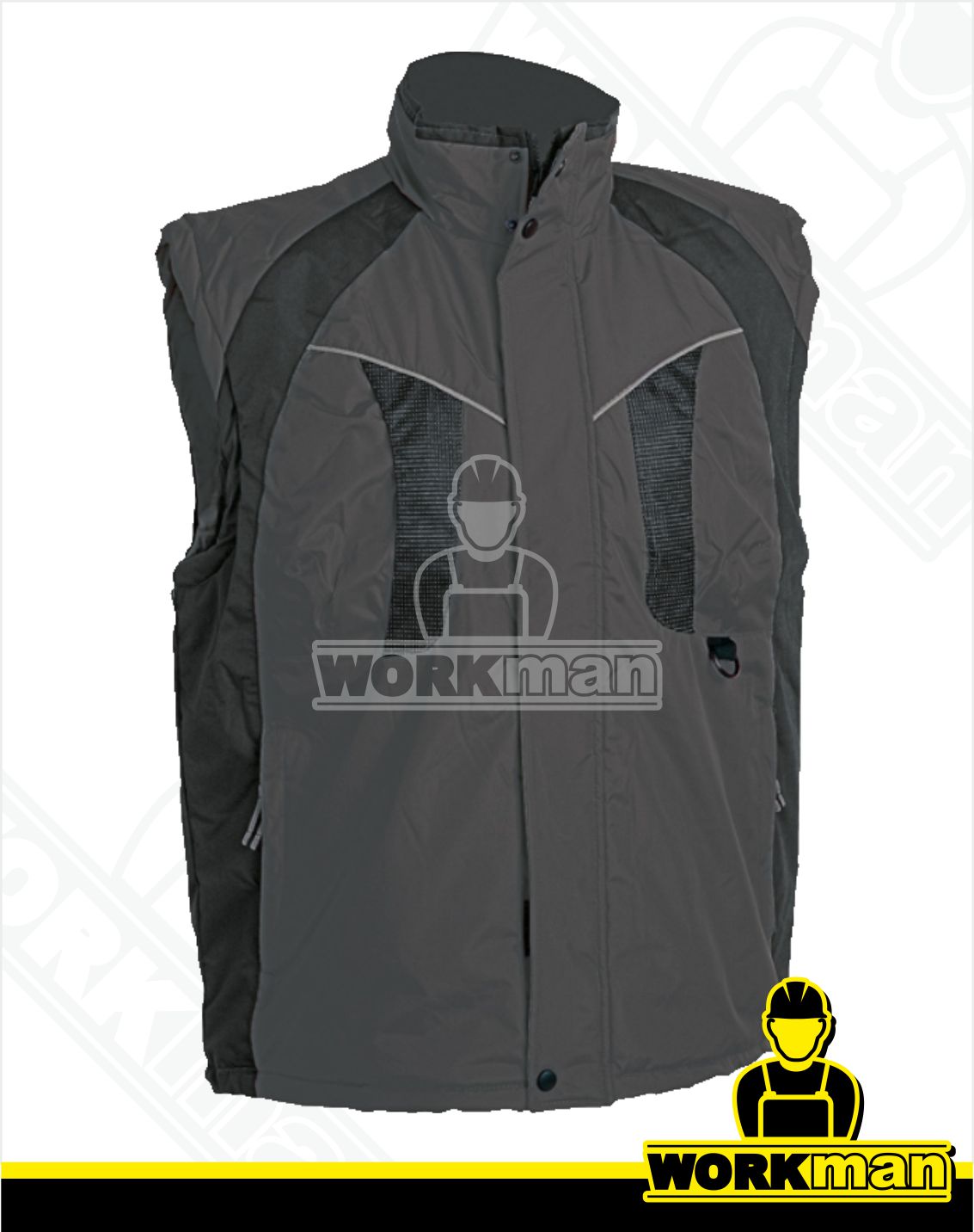 Zateplená pracovná vesta NYALA Červa