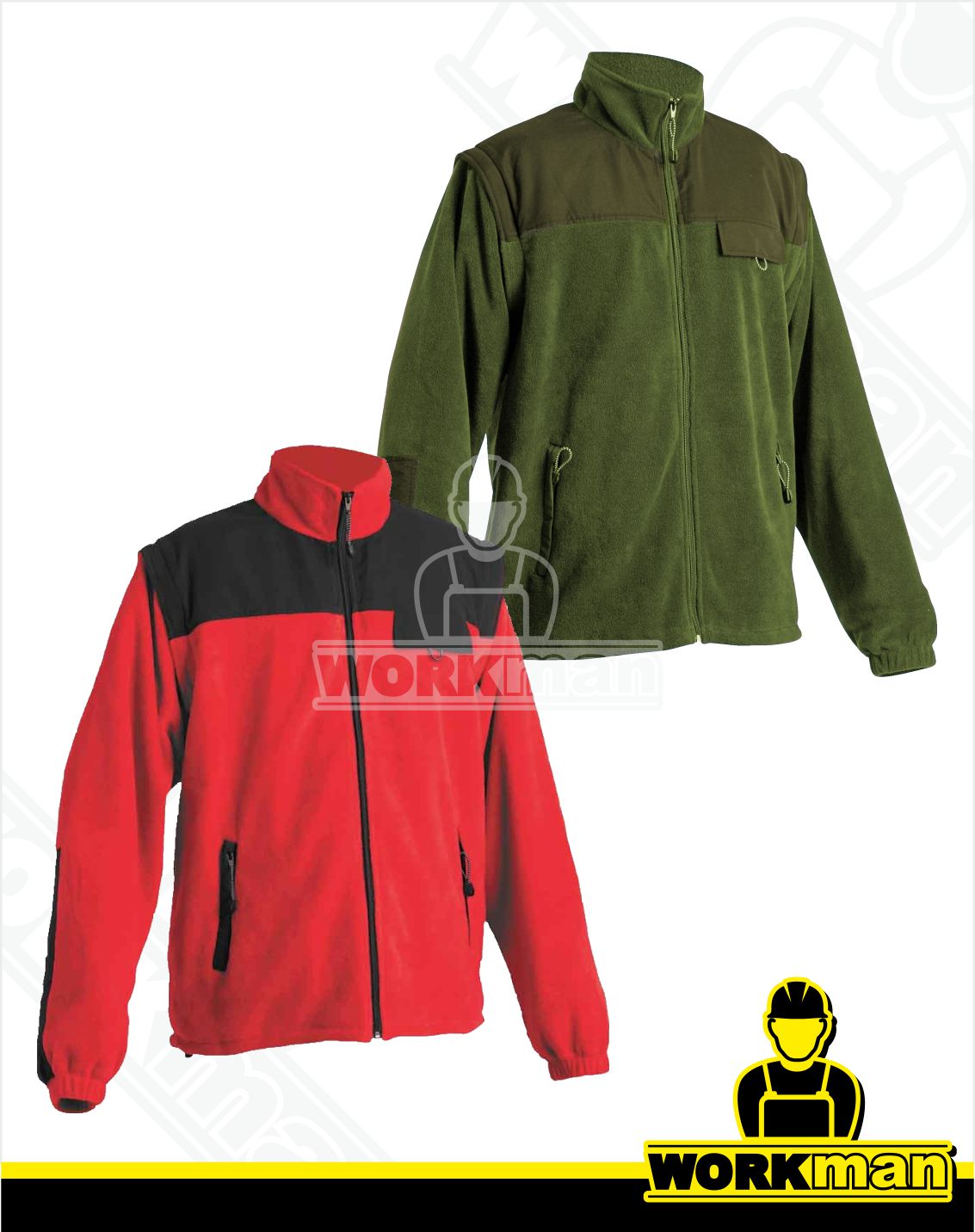 Fleecová bunda RANDWIK 2v1 Červa