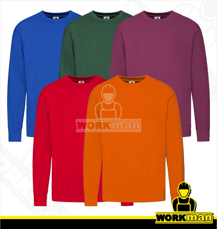 Pánska mikina LIGHTWEIGHT SET-IN SWEAT Fruit of the Loom