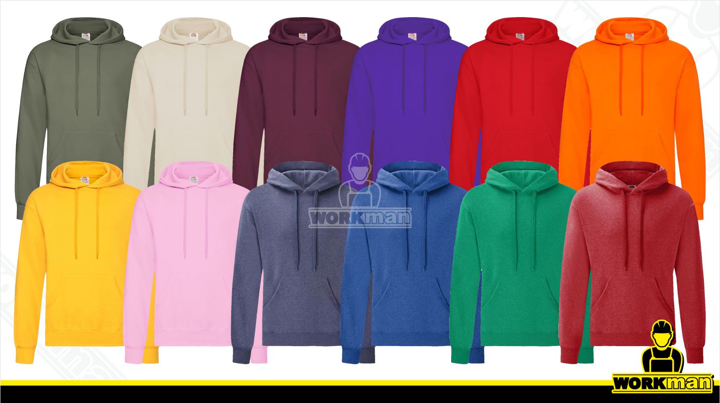 Pánska mikina s kapucňou CLASSIC HOODED SWEAT Fruit of the Loom