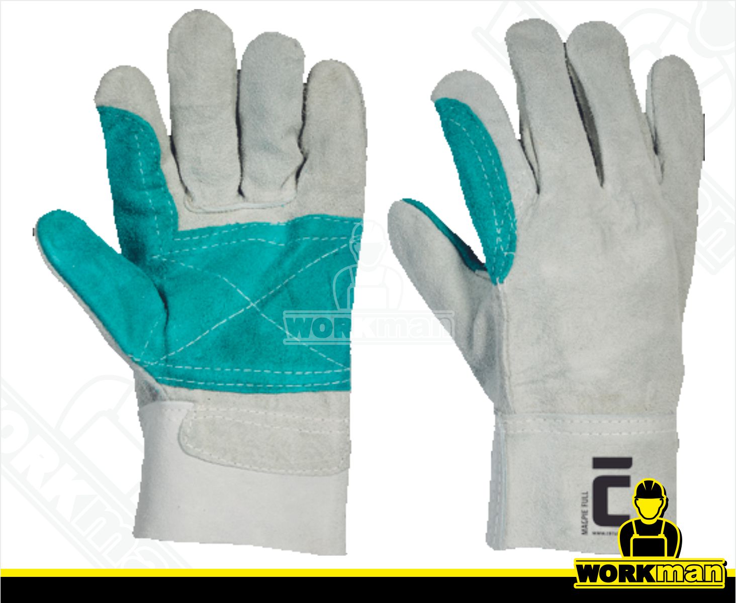 Kožené rukavice MAGPIE FULL Červa