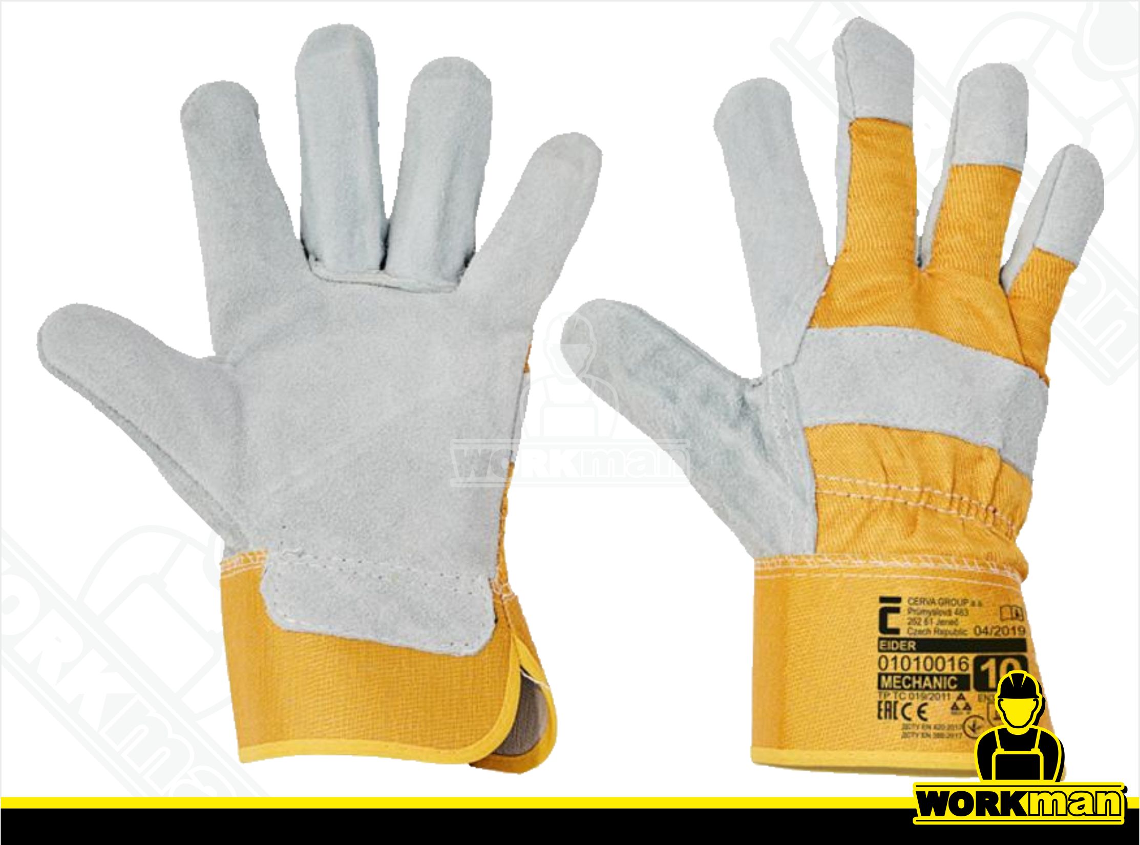 Kombinované pracovné rukavice EIDER Červa