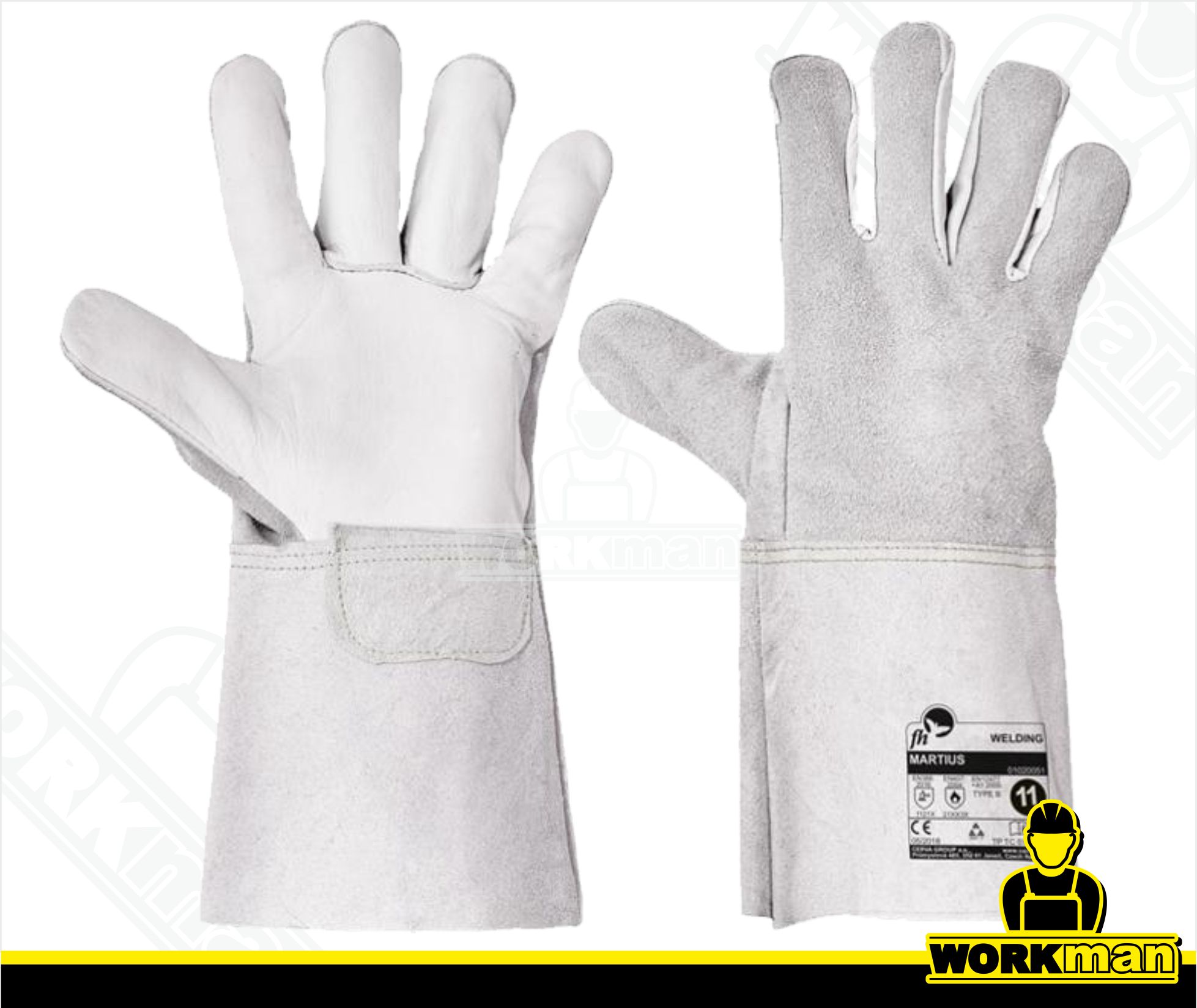 Zváračské pracovné rukavice MARTIUS Freehand