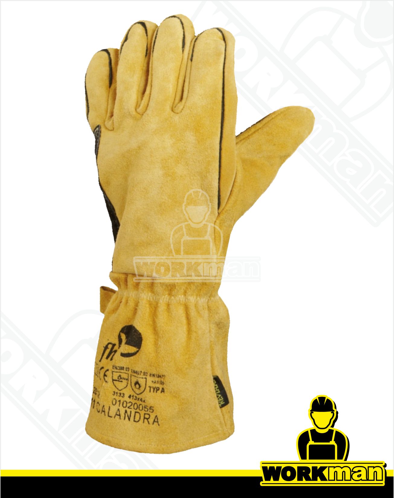Zváračské pracovné rukavice CALANDRA Freehand .