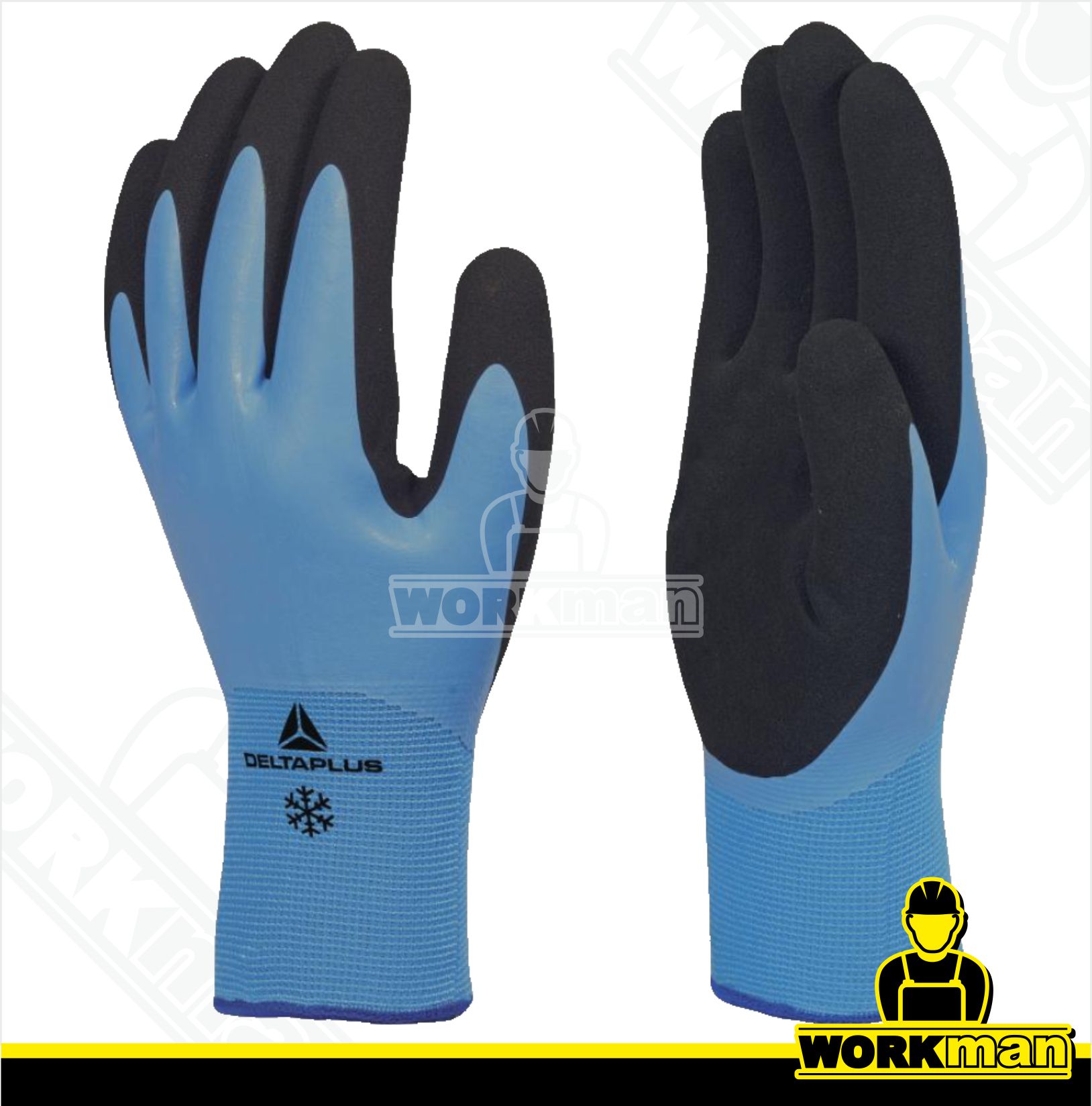 Zateplené povrstvené rukavice THRYM Deltaplus