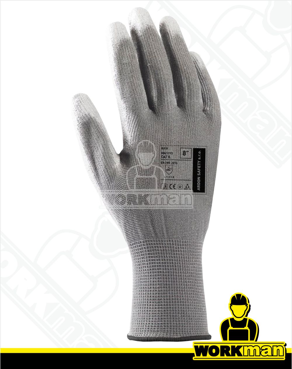 Povrstvené rukavice BUCK GREY Ardon