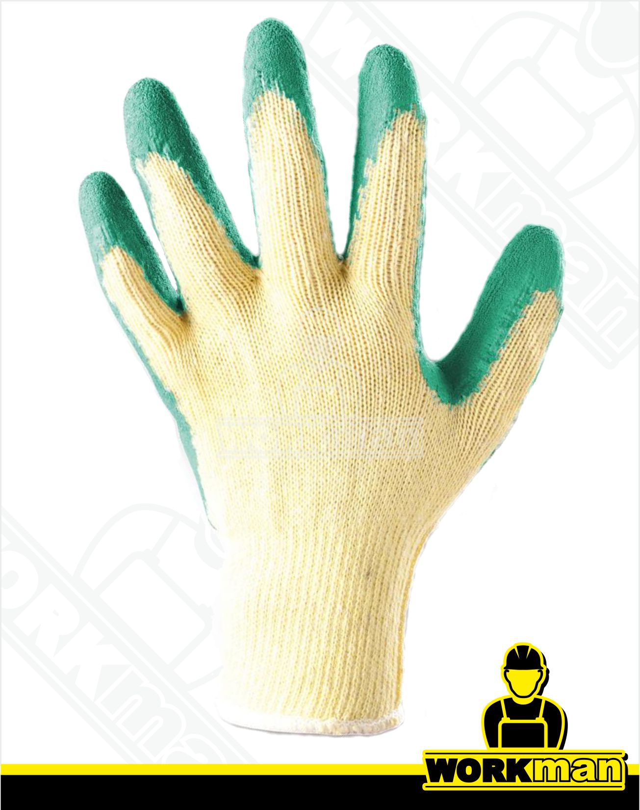 Povrstvené pracovné rukavice DIPPER LIGHT HS-04-002 GREEN Fridrich&Fridrich