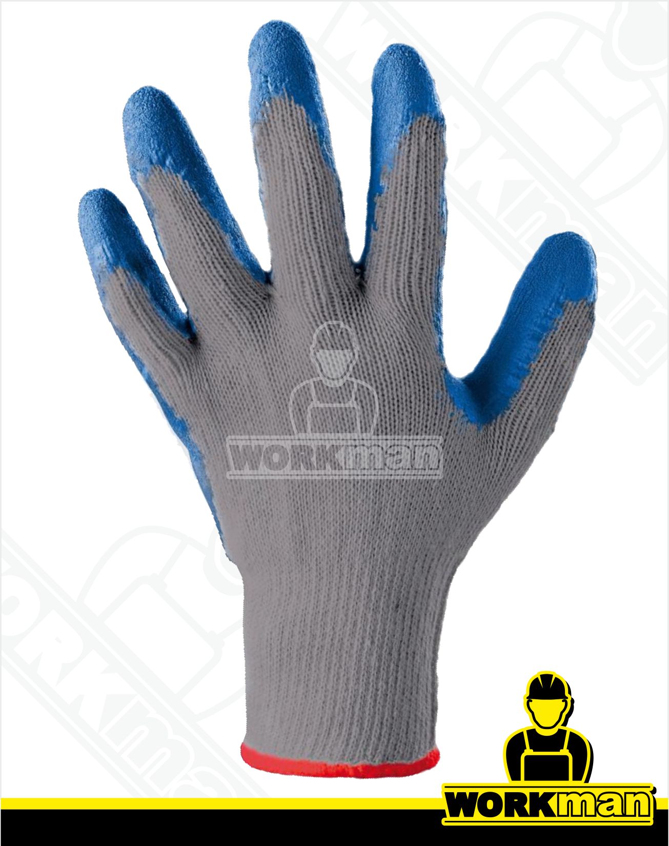 Povrstvené pracovné rukavice DIPPER LIGHT HS-04-002 BLUE Fridrich&Fridrich
