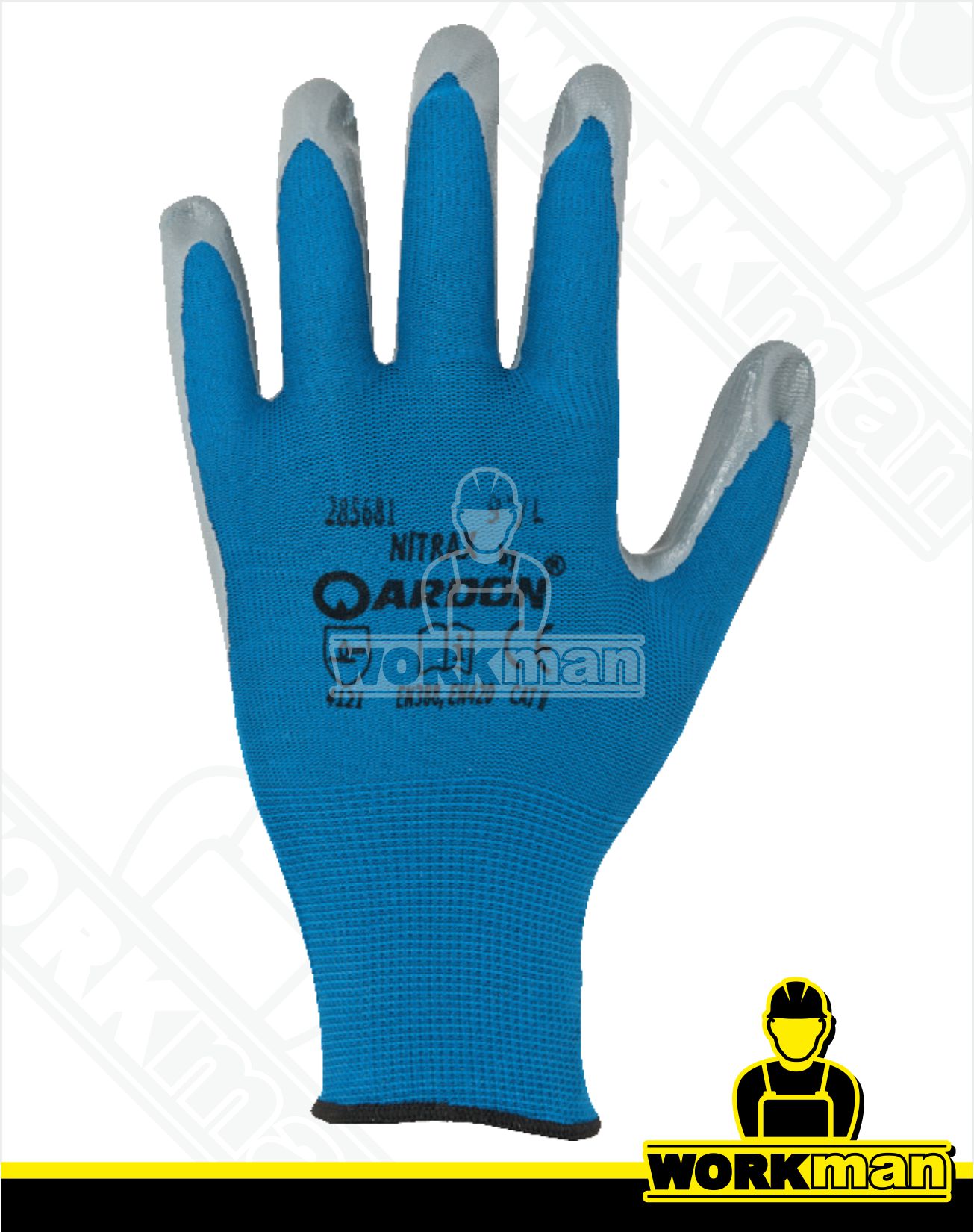Povrstvené pracovné rukavice NITRAX Ardon