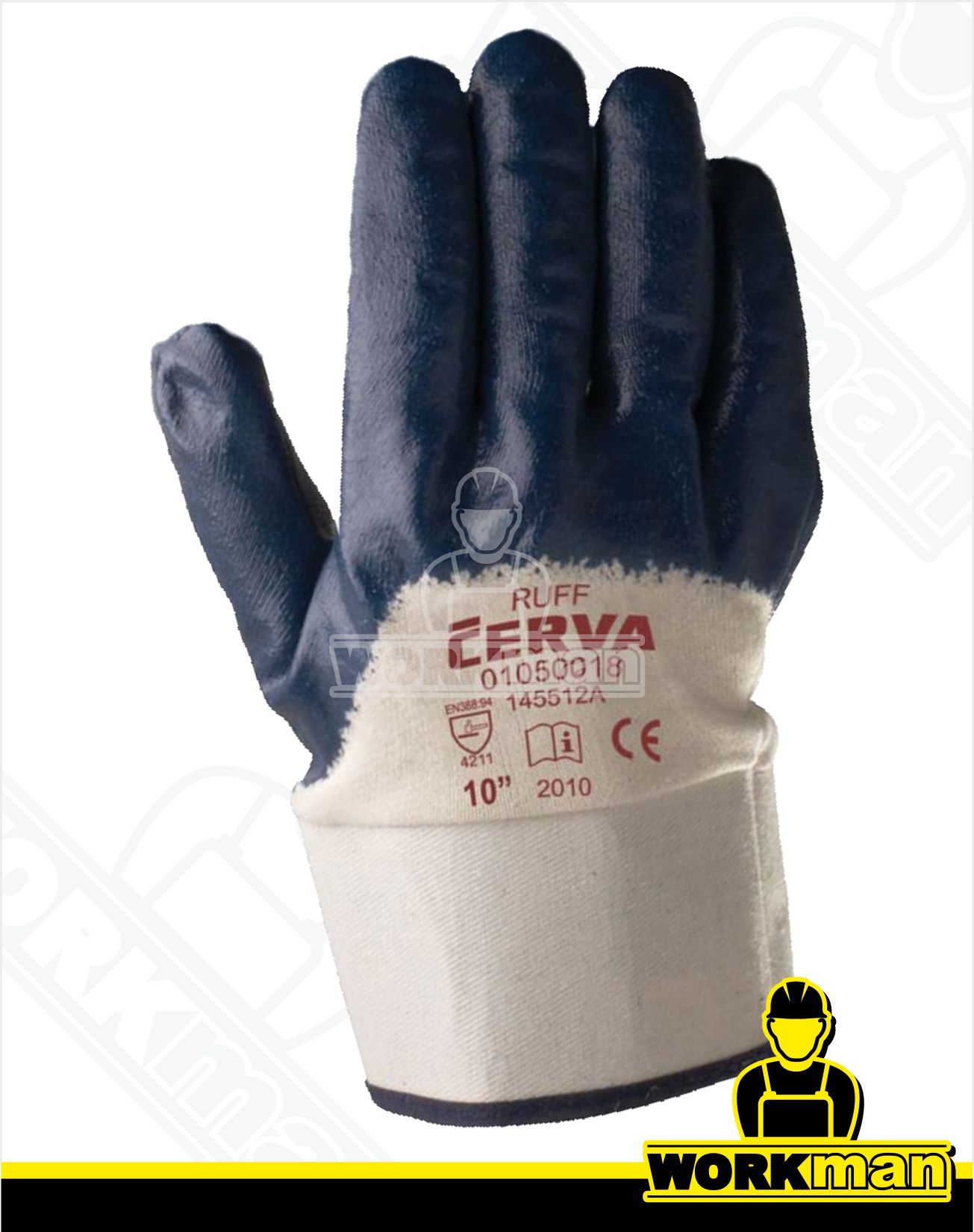 Povrstvené rukavice RUFF Červa