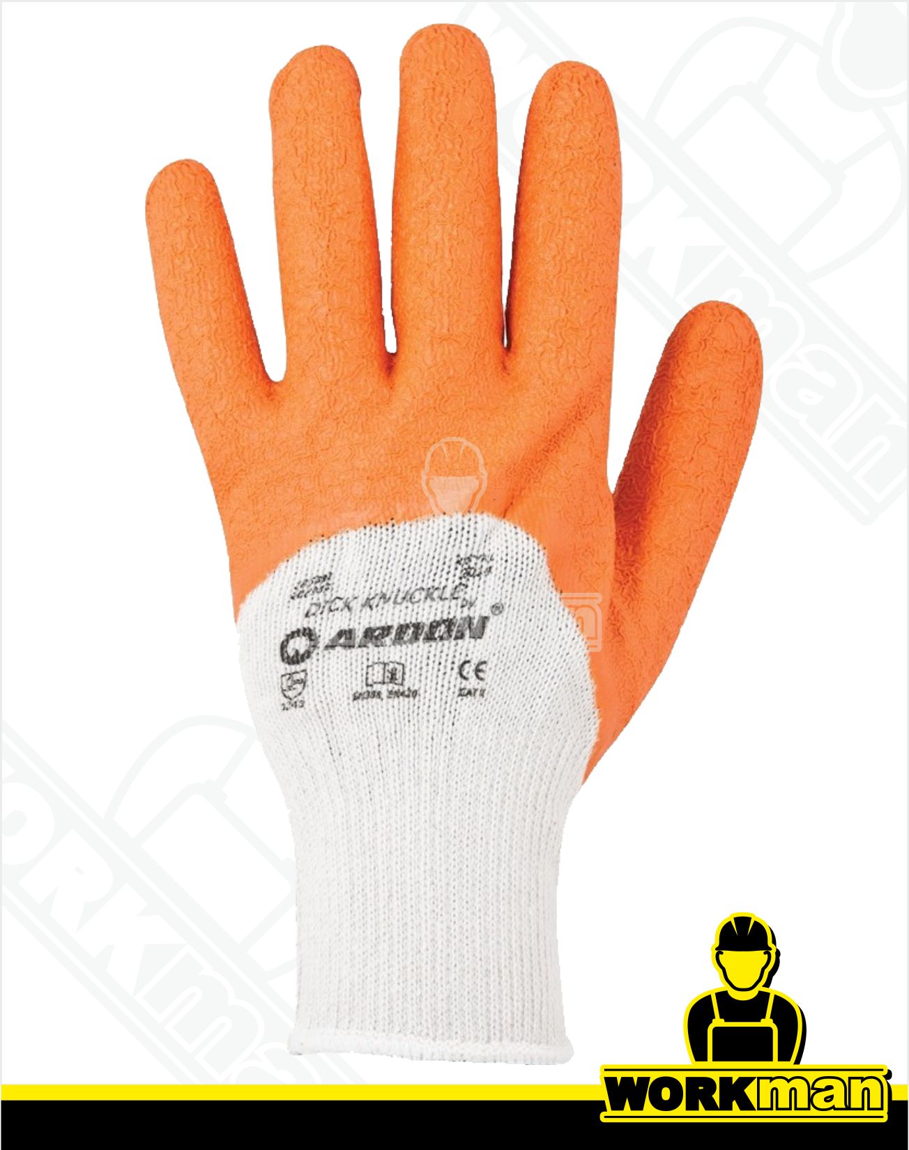 Povrstvené pracovné rukavice DICK KNUCKLE Ardon -