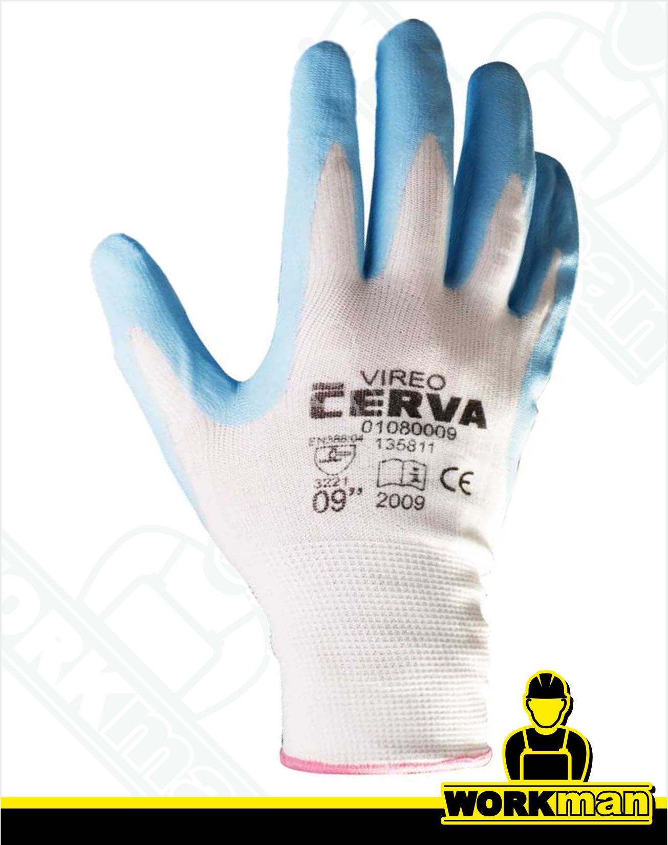 Povrstvené pracovné rukavice VIREO Červa