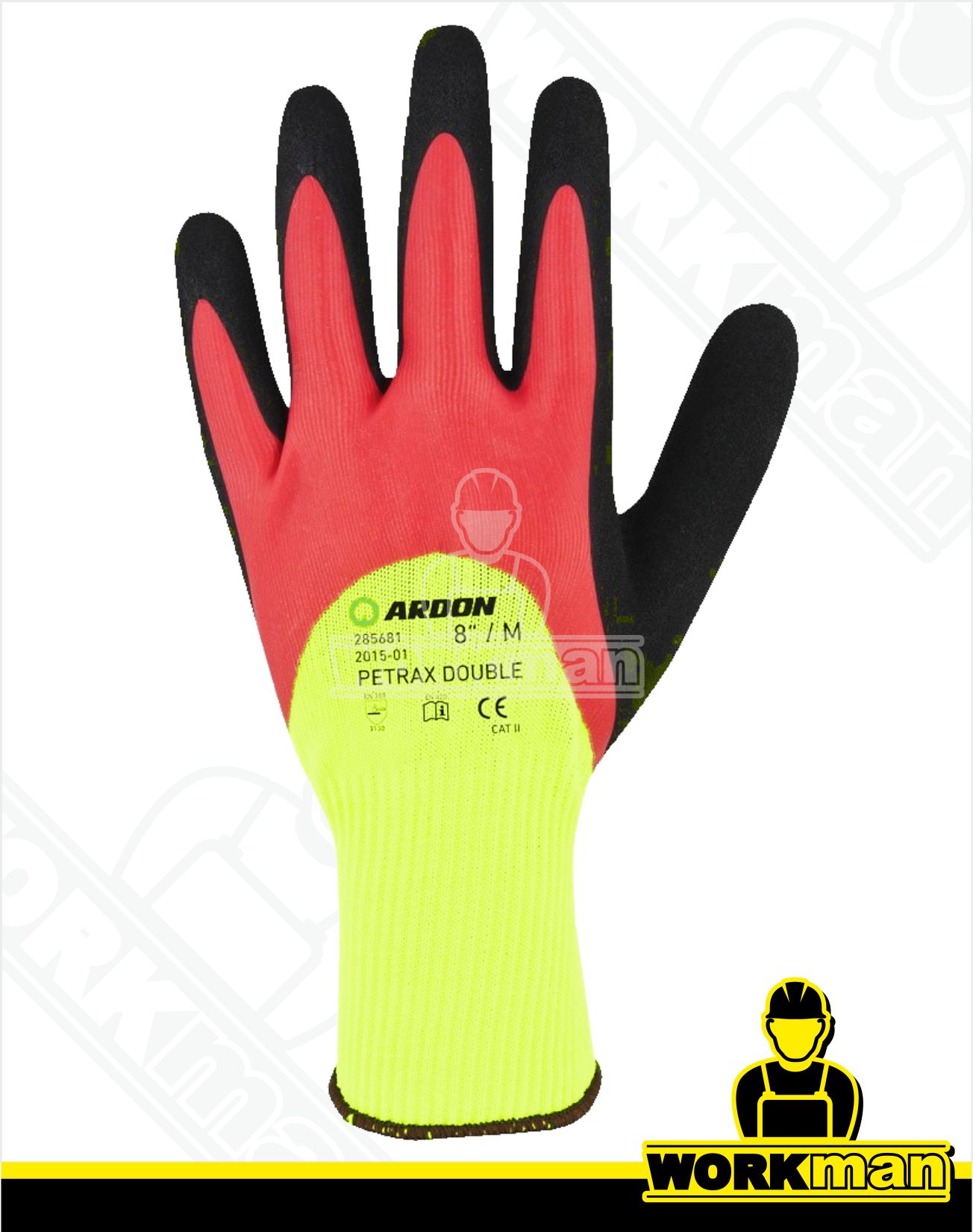 Povrstvené pracovné rukavice PETRAX DOUBLE Ardon