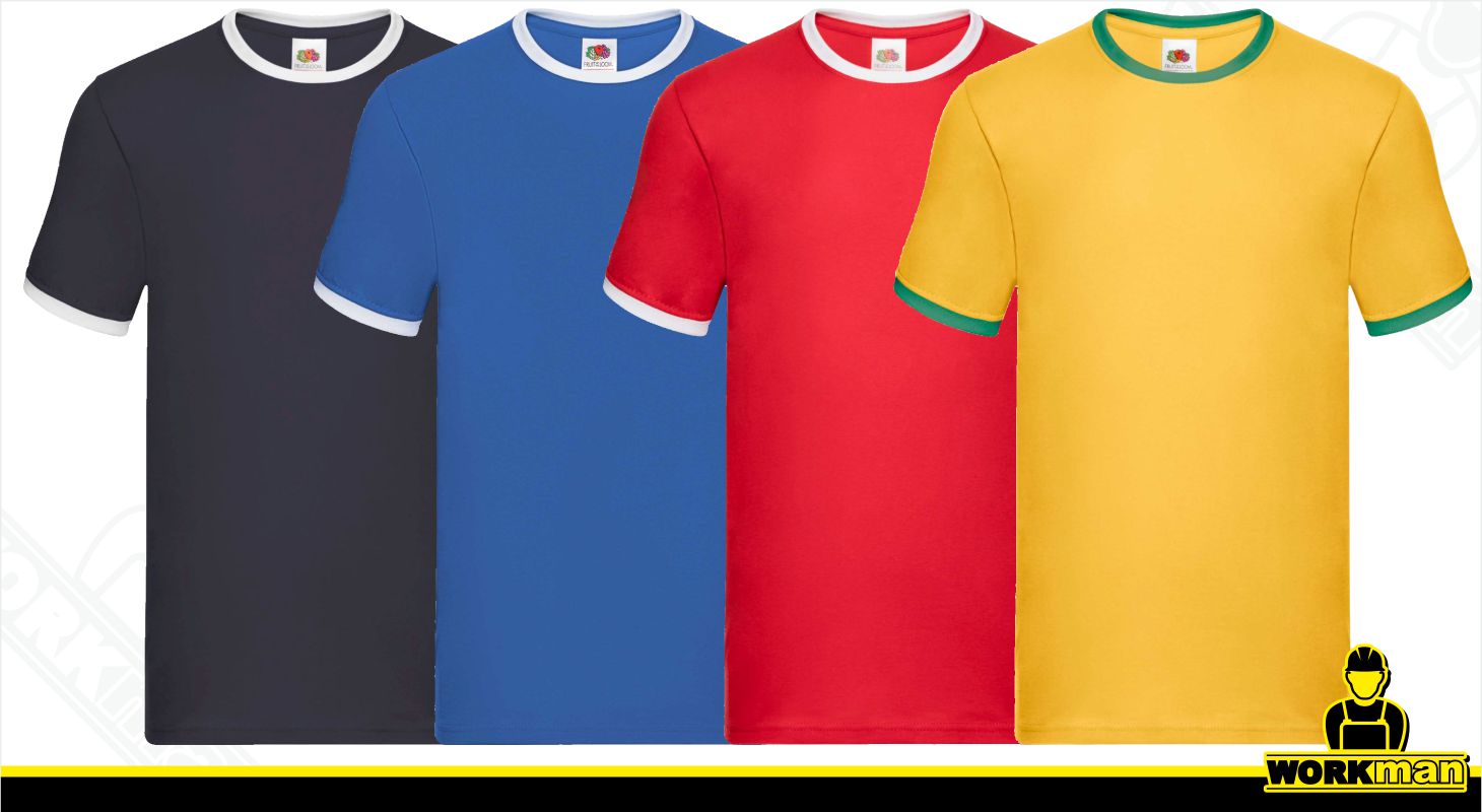 Pánske tričko RINGER T Fruit of the Loom