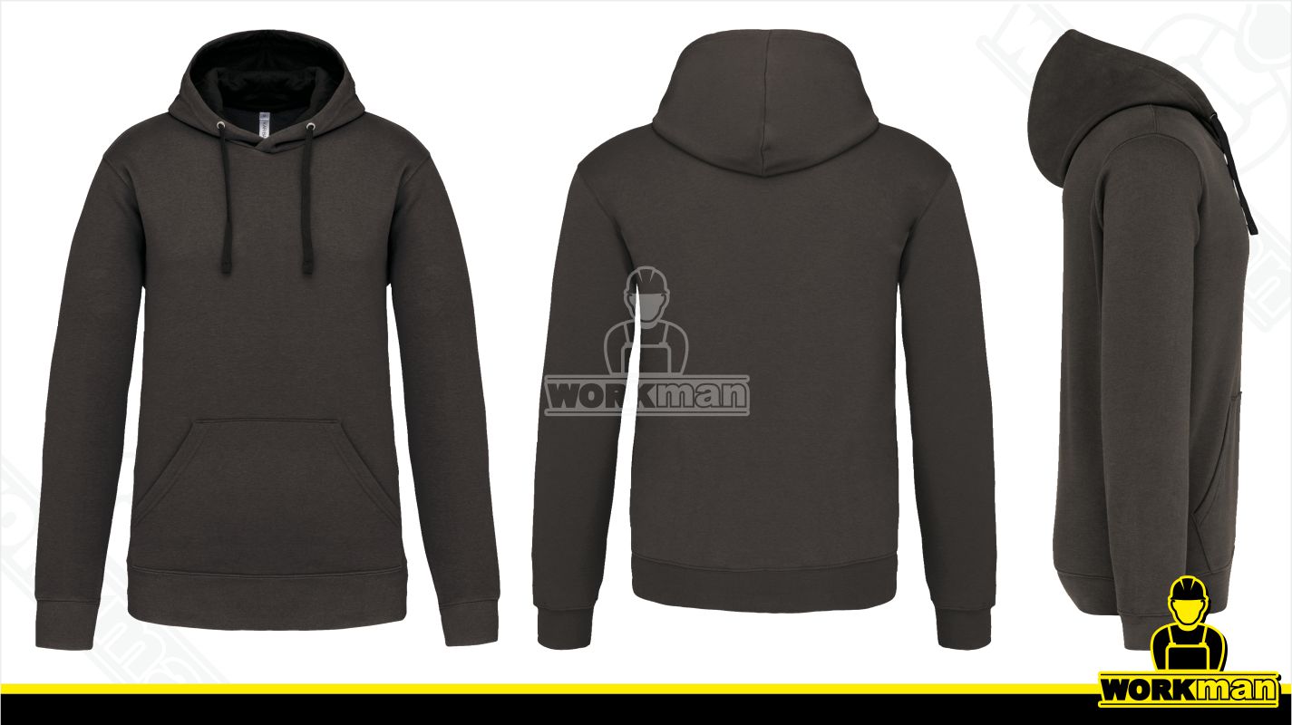 Mikina s kapucňou CONTRAST HOODED SWEATSHIRT Kariban