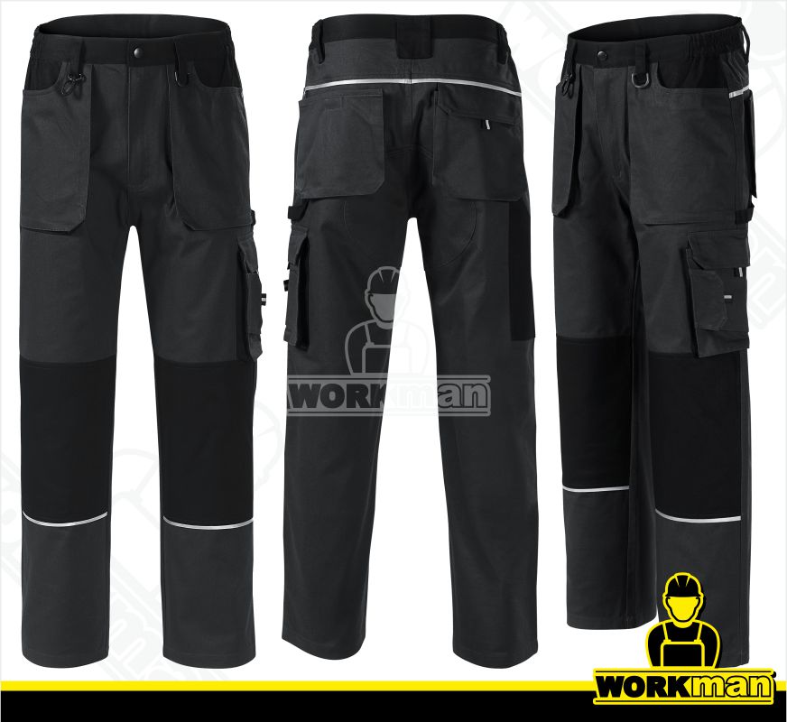 Montérkové nohavice WOODY do pása Rimeck