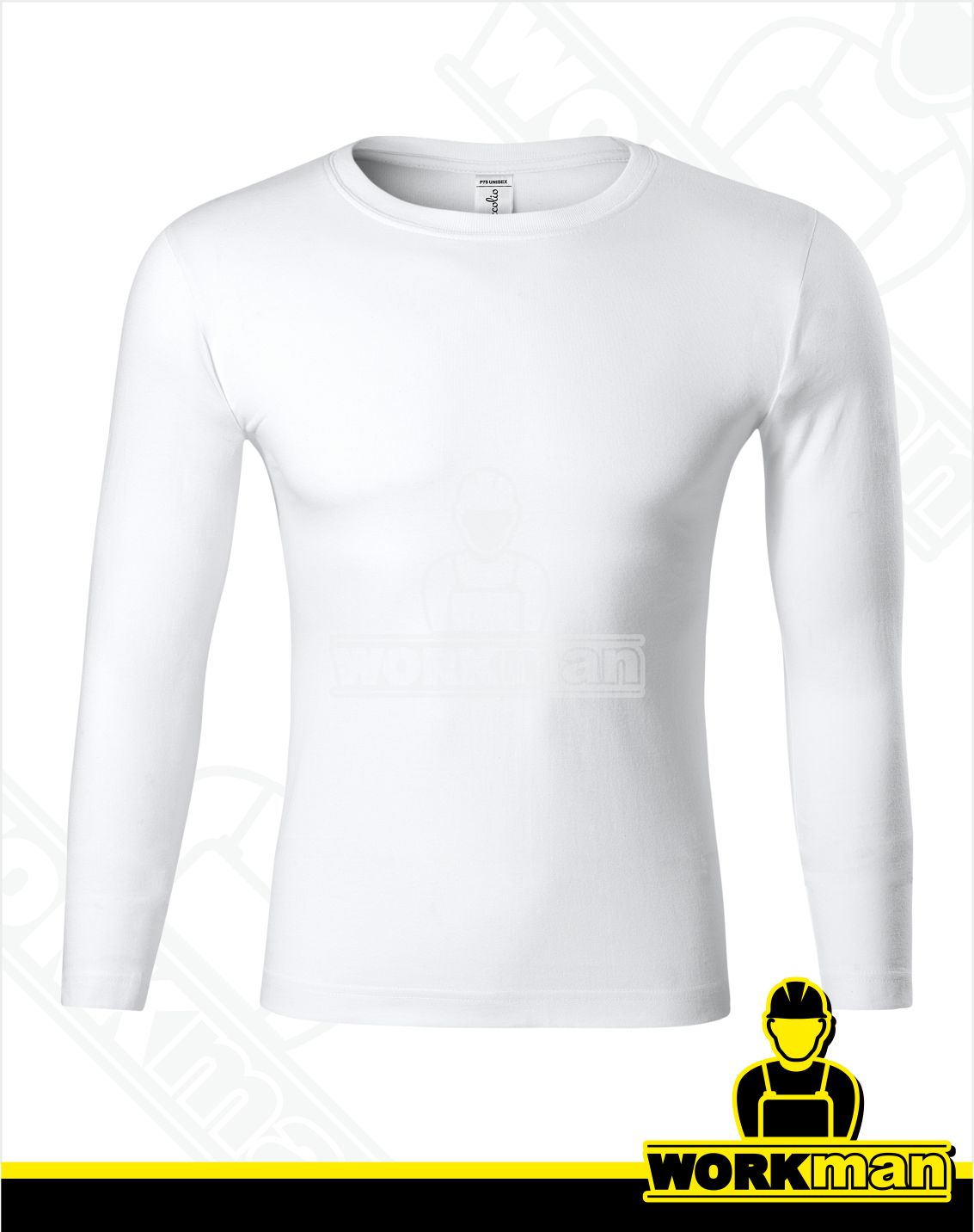 Unisex tričko PROGRESS LS Piccolio biela