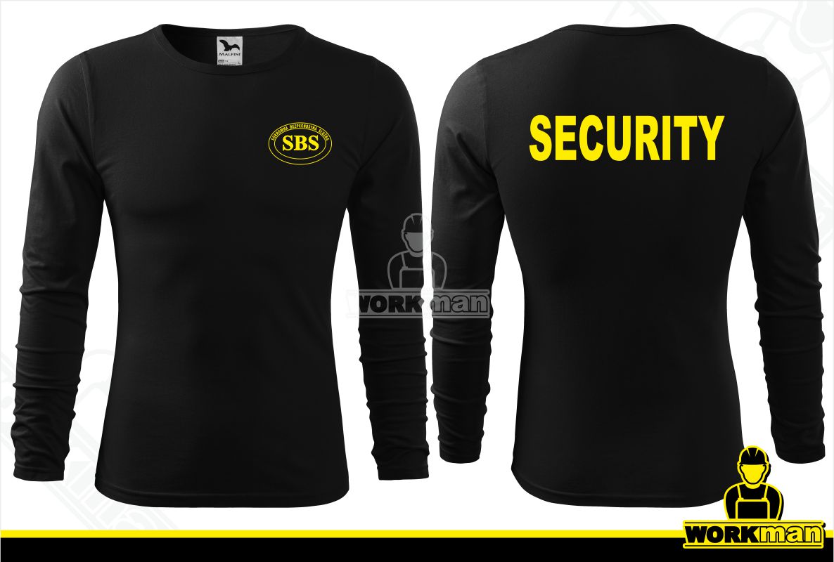 Tričko dlhý rukáv SBS-SECURITY 160g