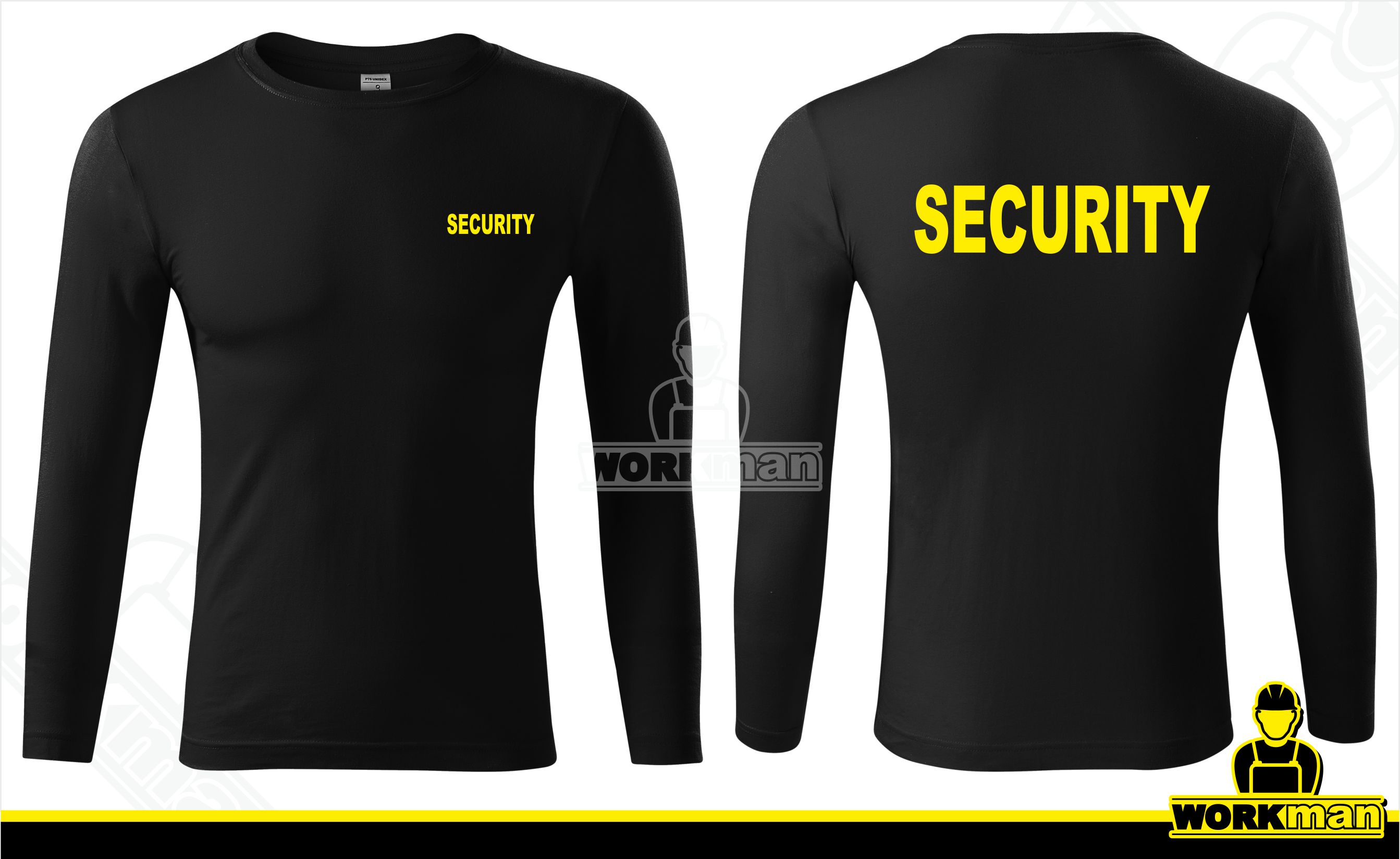 Tričko dlhý rukáv SECURITY 150g