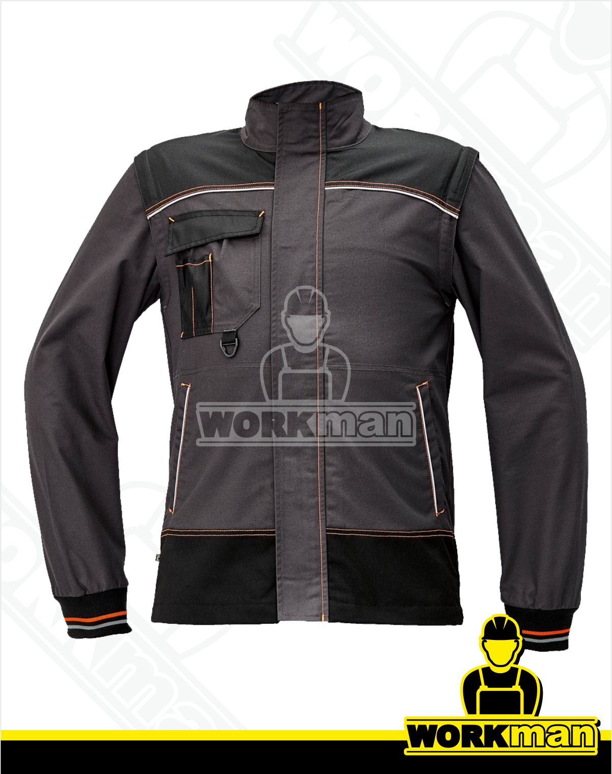 Montérková blúza KNOXFIELD 2v1 Červa