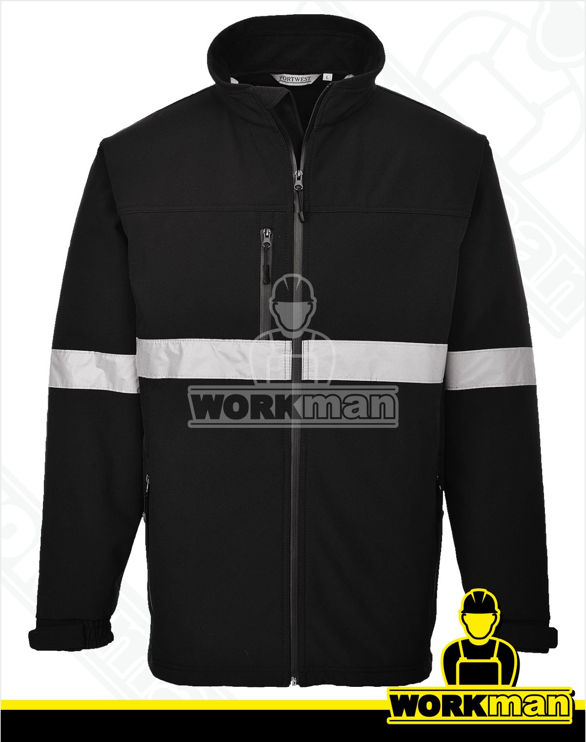 Reflexná softshellová bunda IONA TK54 Portwest