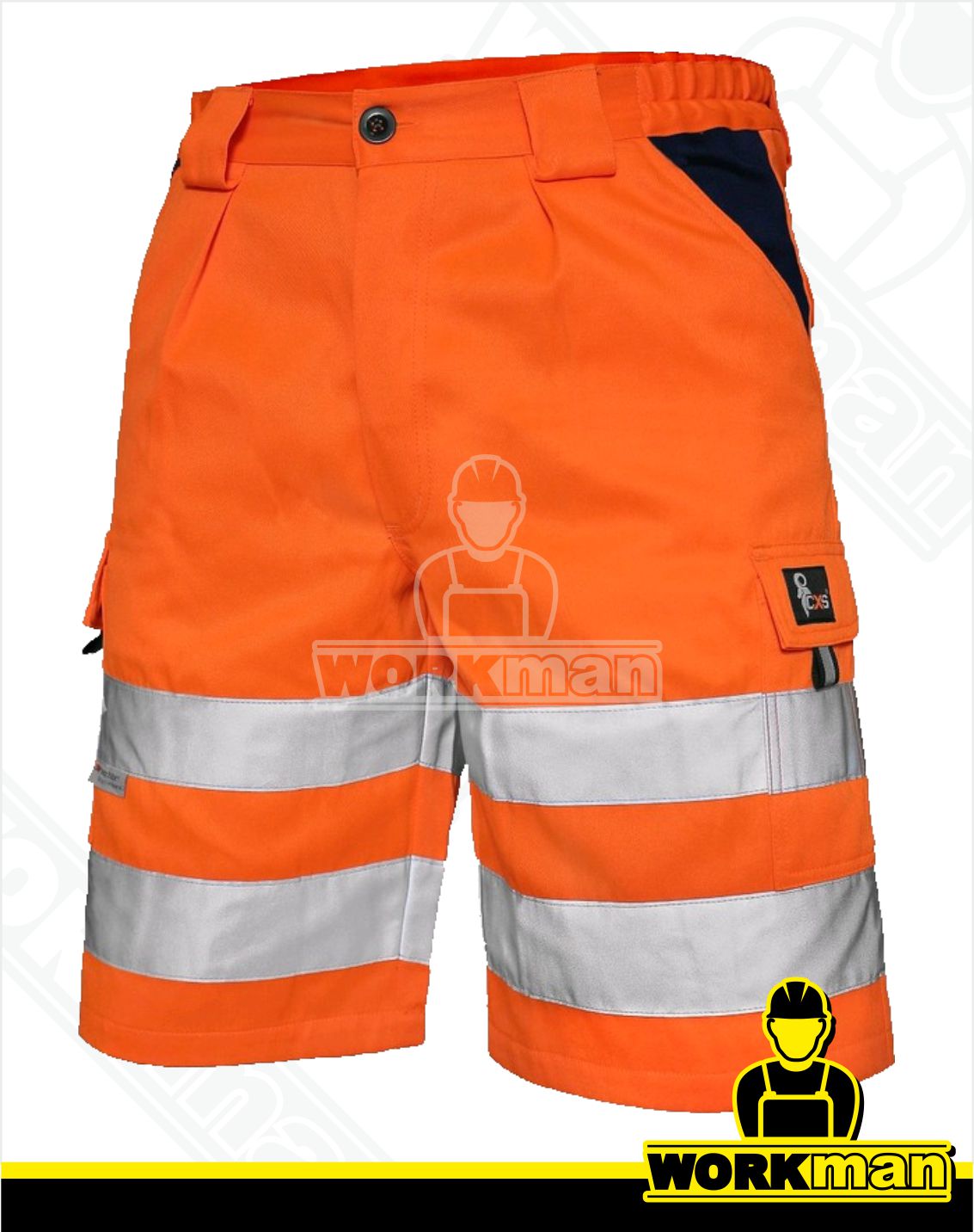 Reflexné montérkové kraťasy NORWICH Cxs