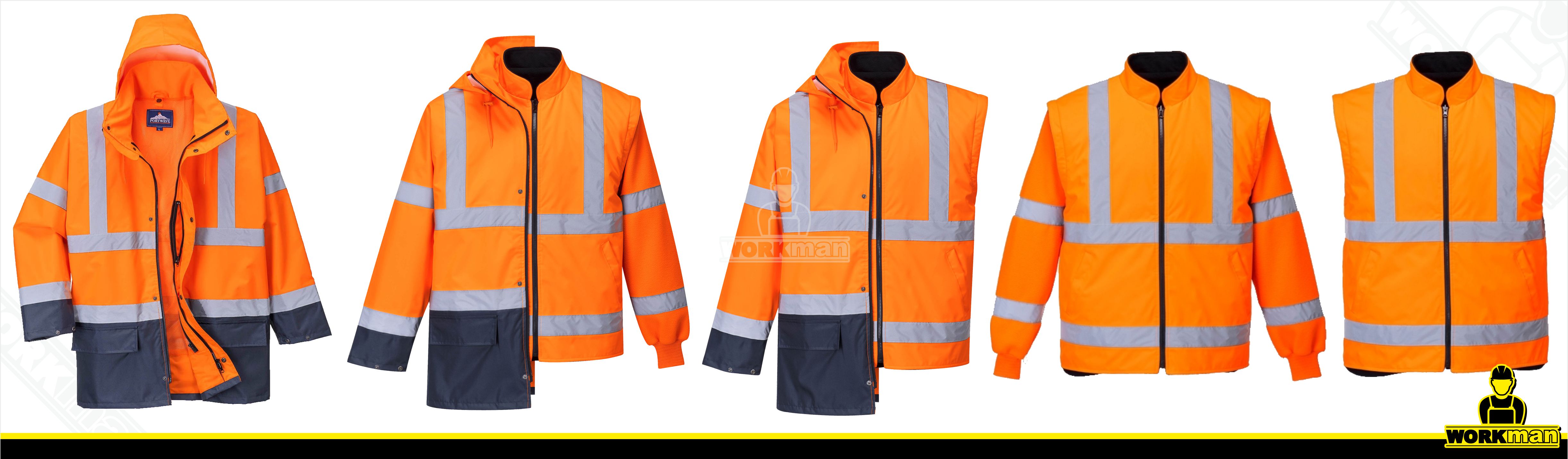 Zateplená reflexná bunda Hi-Vis TRAFFIC 5v1 S766 Portwest