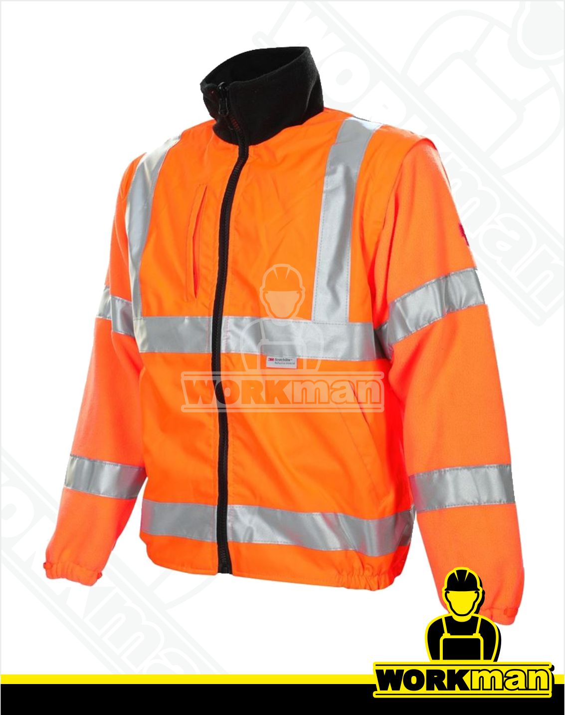 Zateplená reflexná bunda HI-VIZ 4v1 Ardon