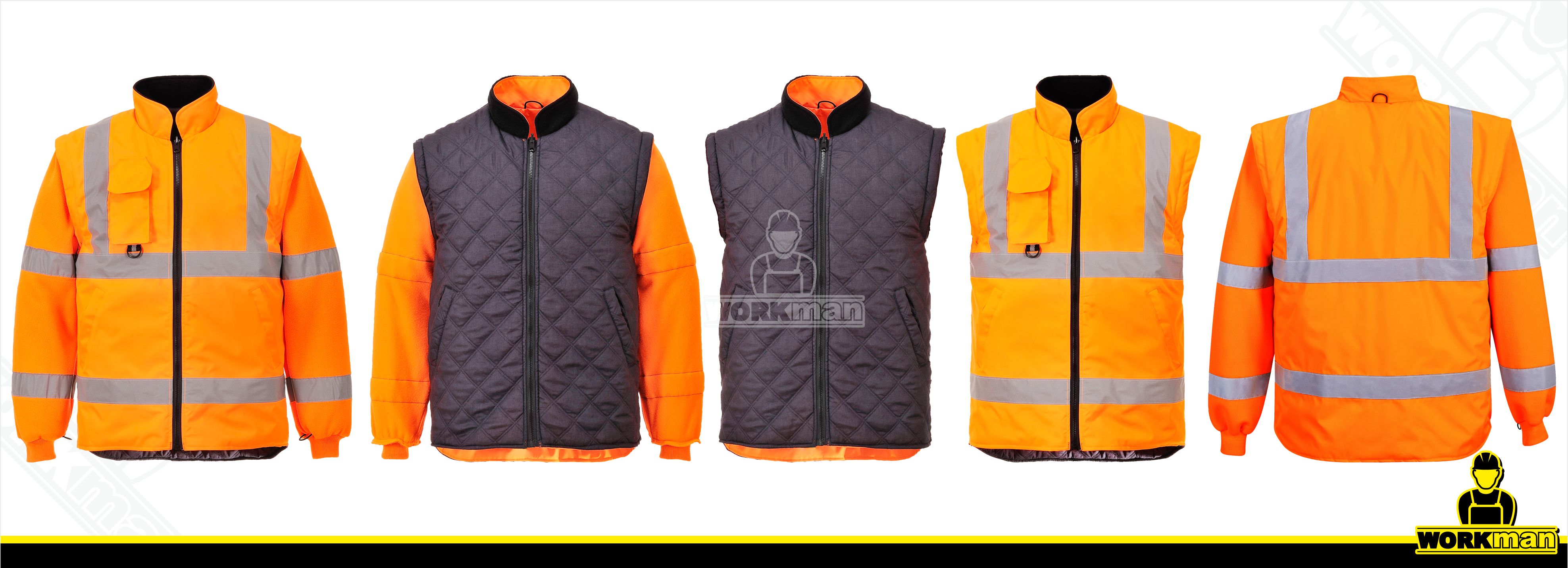 Zateplená reflexná bunda Hi-vis TRAFFIC RT27 7v1 Portwest