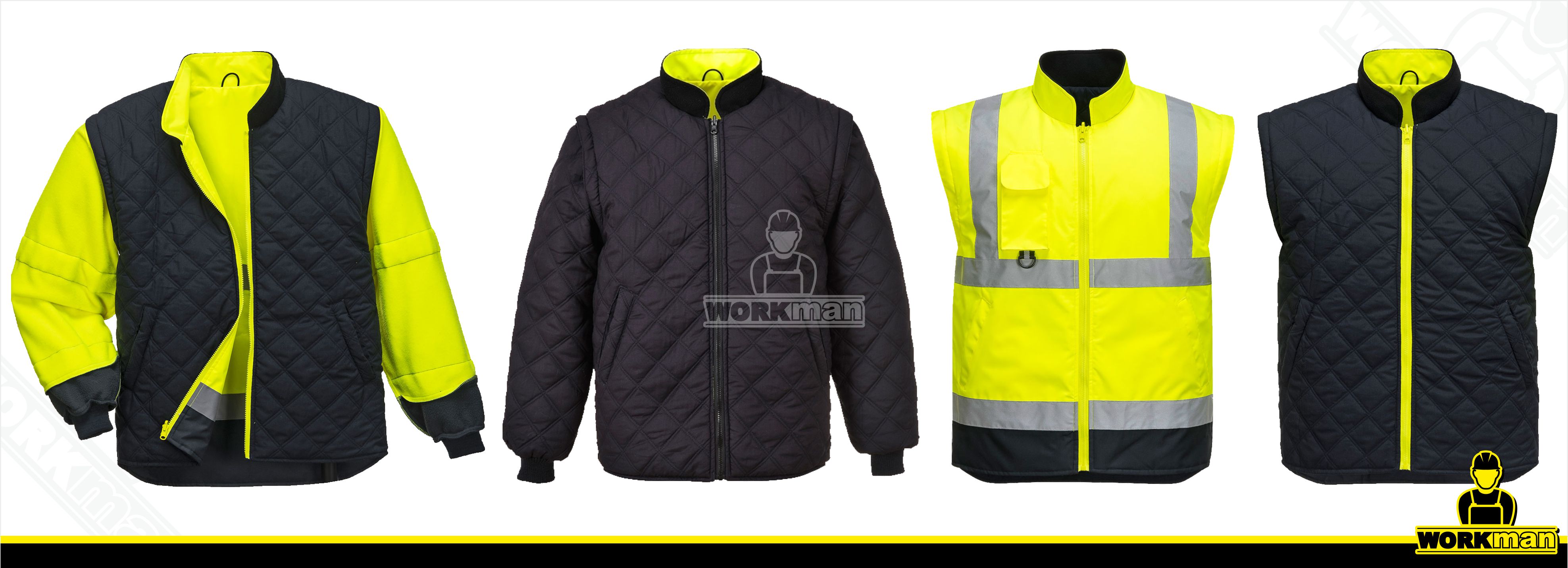 Zateplená reflexná bunda Hi-vis CONTRAST TREFFIC S426 7v1 Portwest