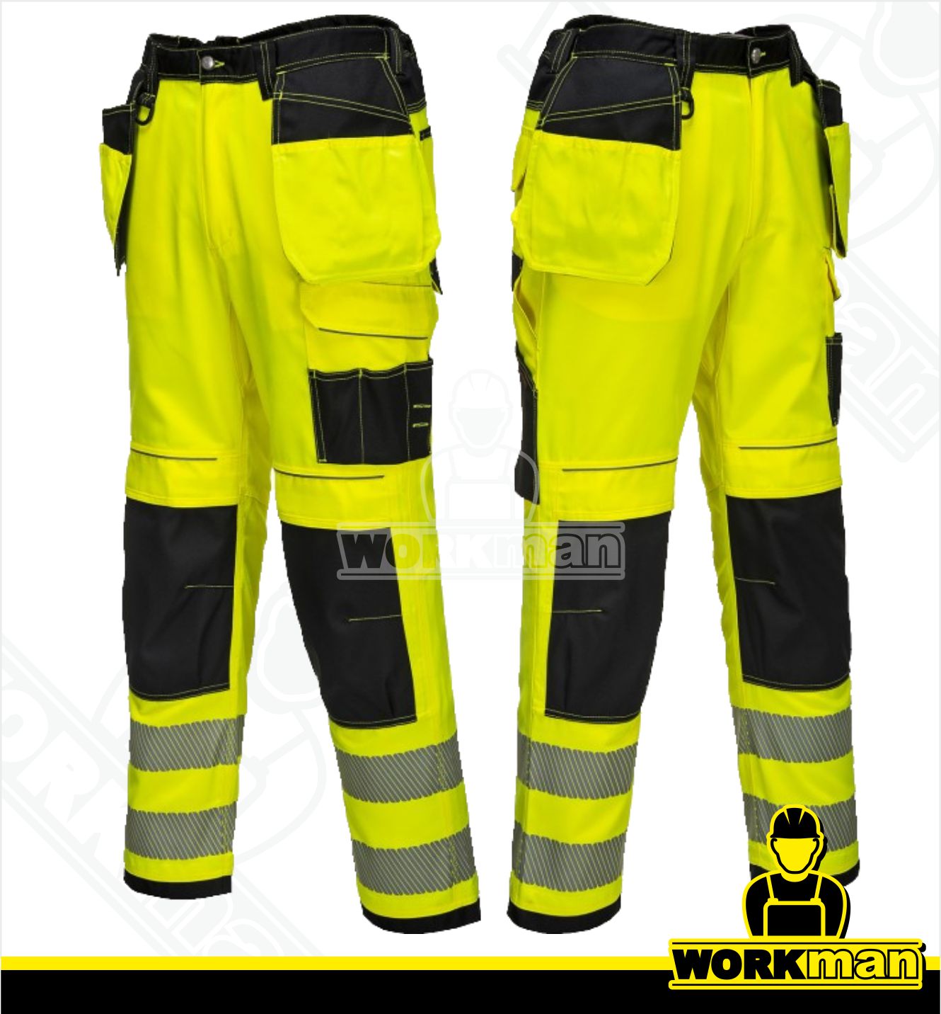 Reflexné montérkové nohavice VISION T501 Portwest